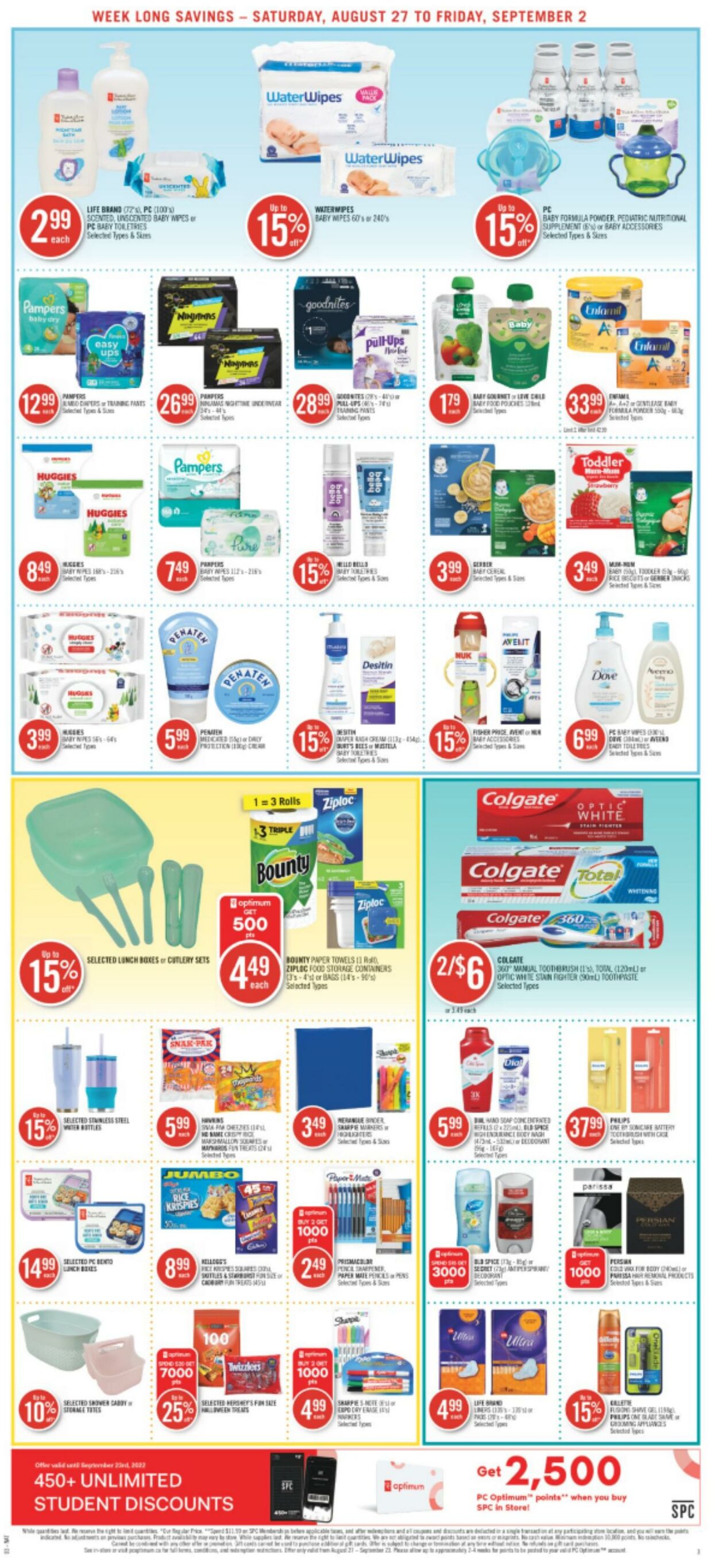 Flyer Shoppers Drug Mart 27.08.2022 - 02.09.2022