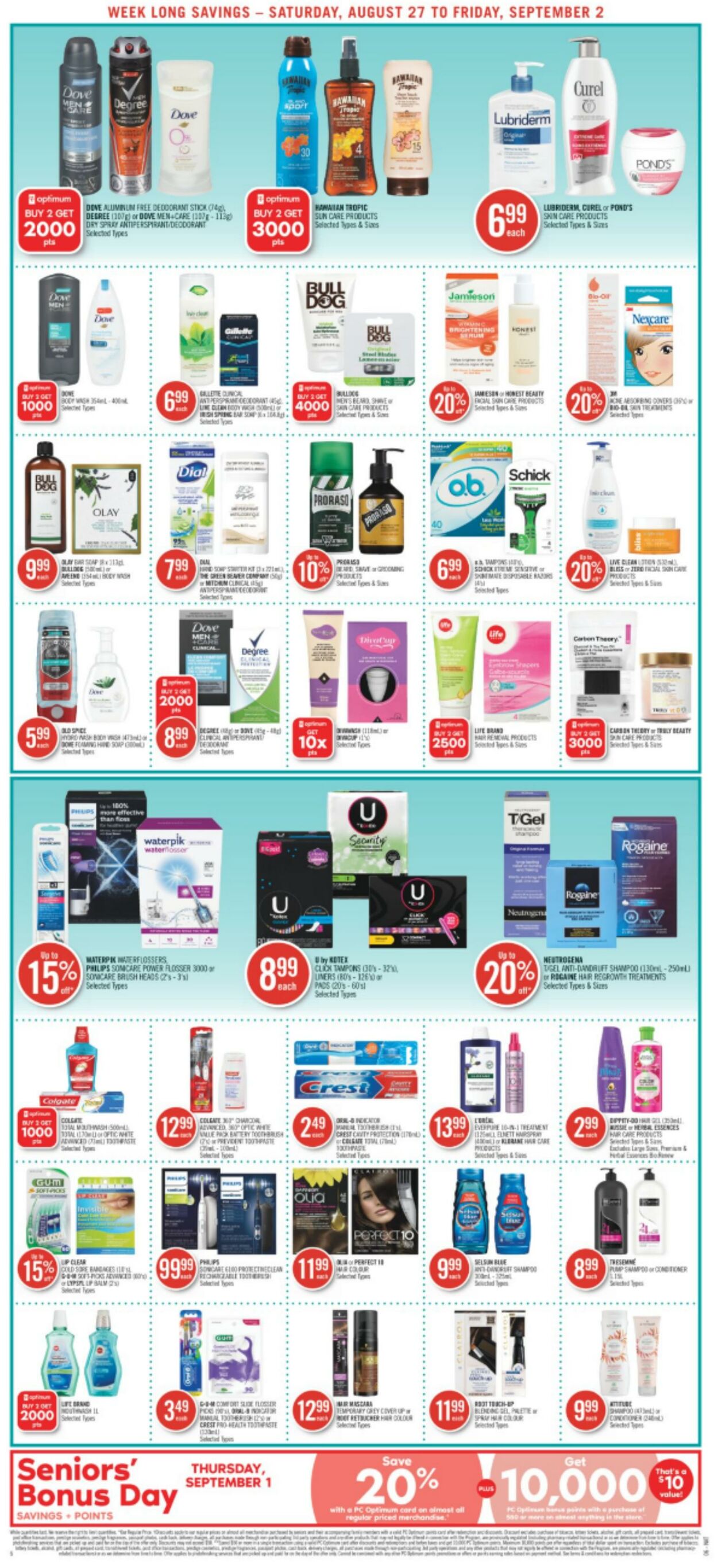 Flyer Shoppers Drug Mart 27.08.2022 - 02.09.2022