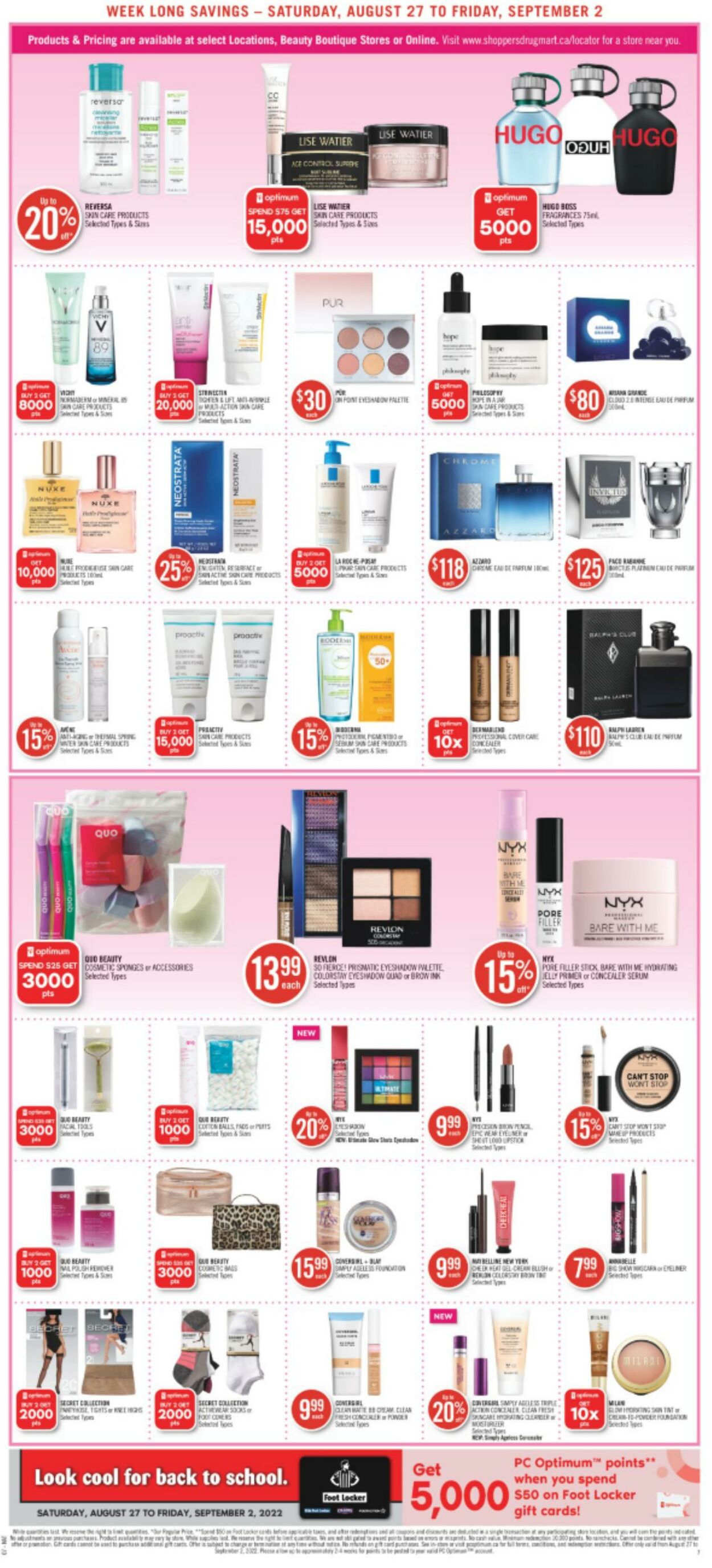 Flyer Shoppers Drug Mart 27.08.2022 - 02.09.2022