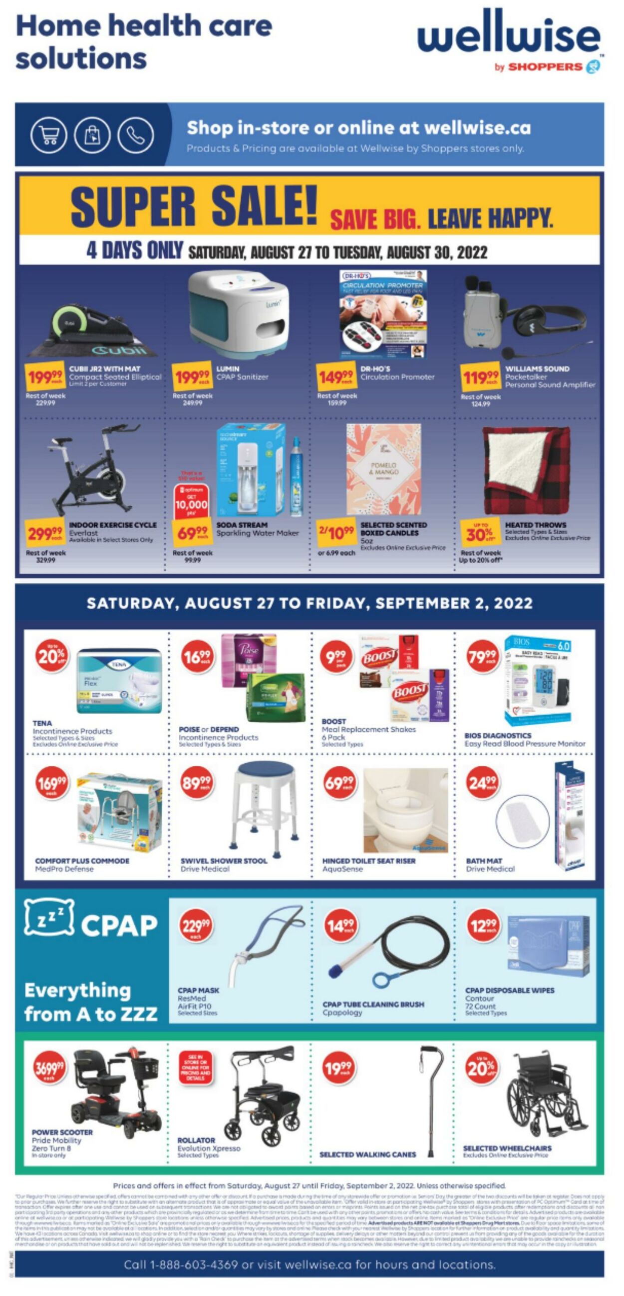 Flyer Shoppers Drug Mart 27.08.2022 - 02.09.2022