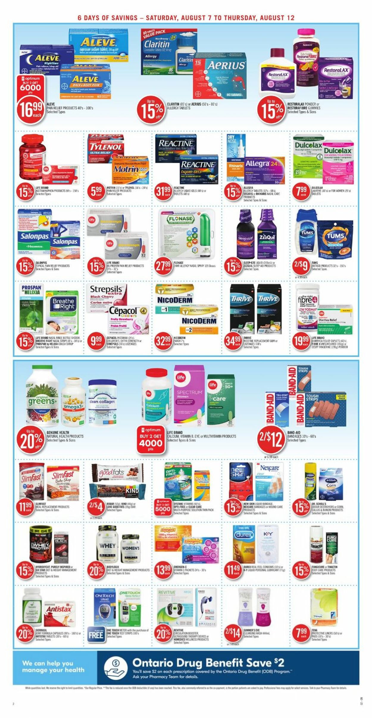 Flyer Shoppers Drug Mart 07.08.2021 - 12.08.2021