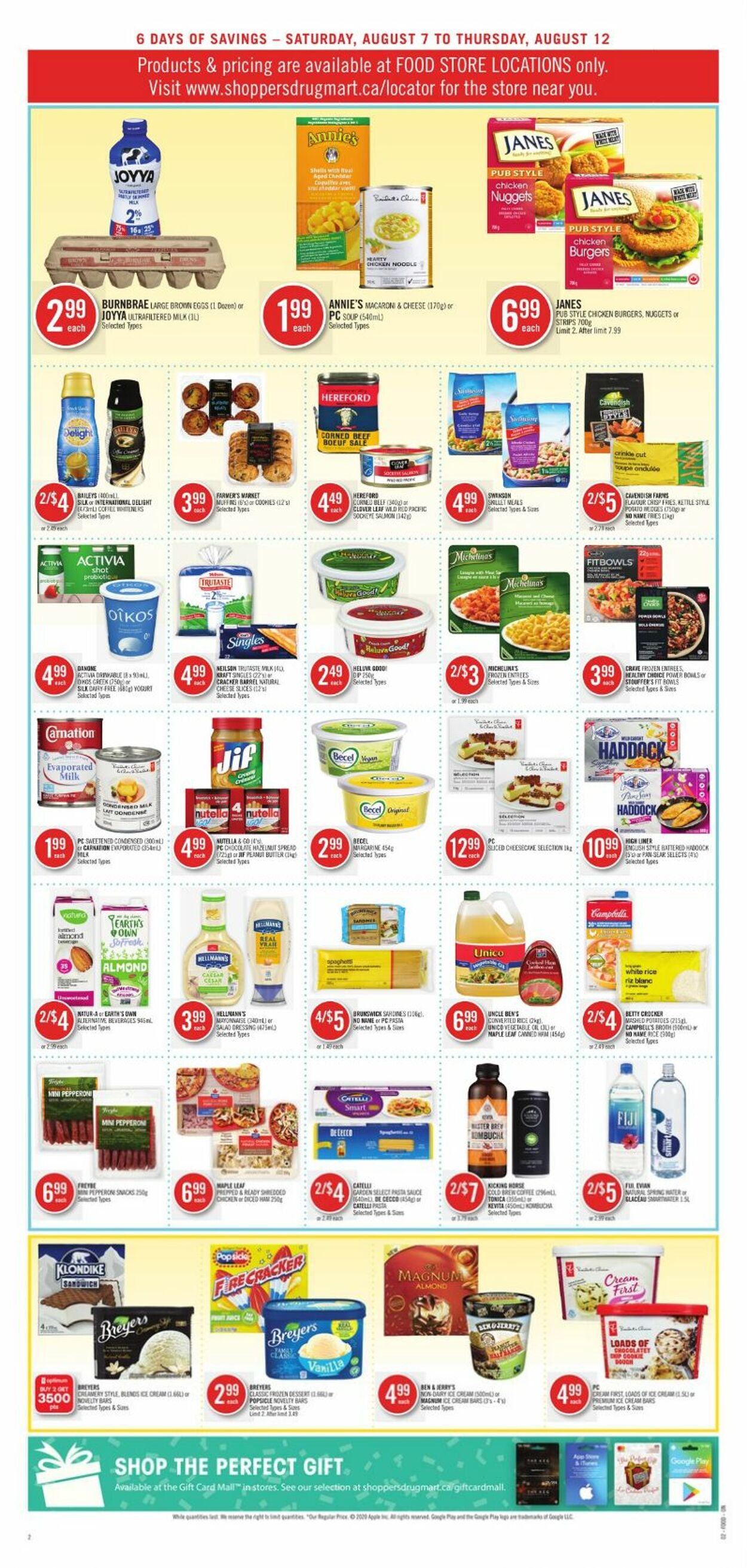 Flyer Shoppers Drug Mart 07.08.2021 - 12.08.2021