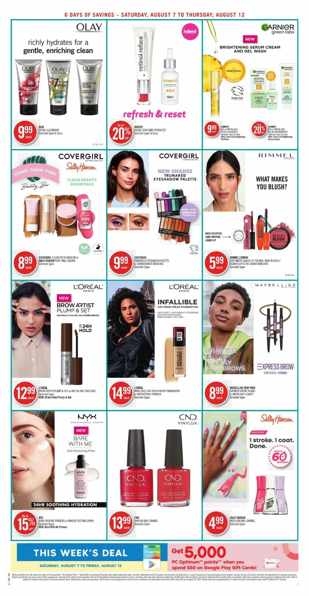 Flyer Shoppers Drug Mart 07.08.2021 - 12.08.2021