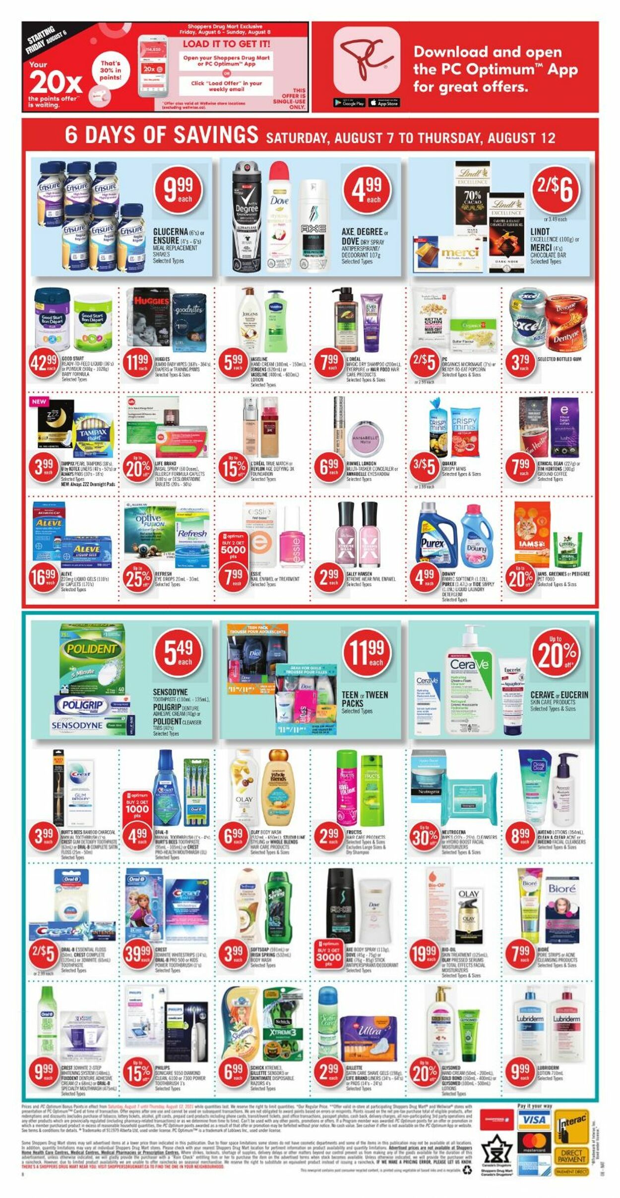 Flyer Shoppers Drug Mart 07.08.2021 - 12.08.2021