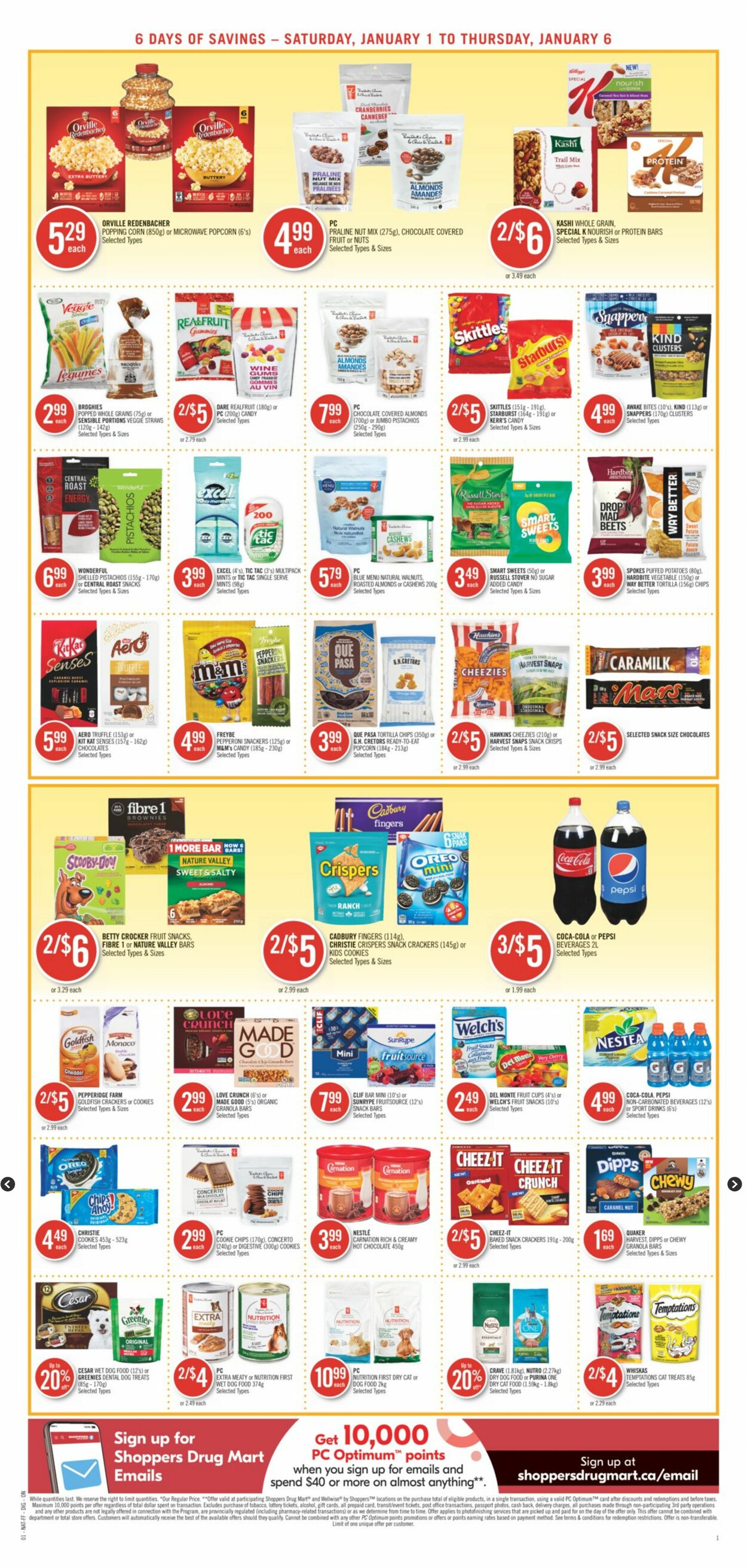 Flyer Shoppers Drug Mart 01.01.2022 - 06.01.2022