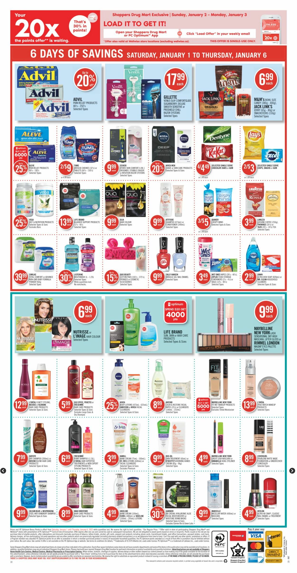 Flyer Shoppers Drug Mart 01.01.2022 - 06.01.2022