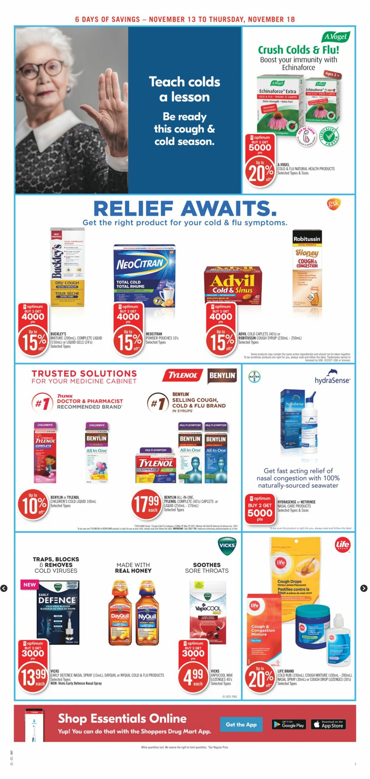 Shoppers Drug Mart Promotional Flyer Valid from 13.11 to 18.11 Page