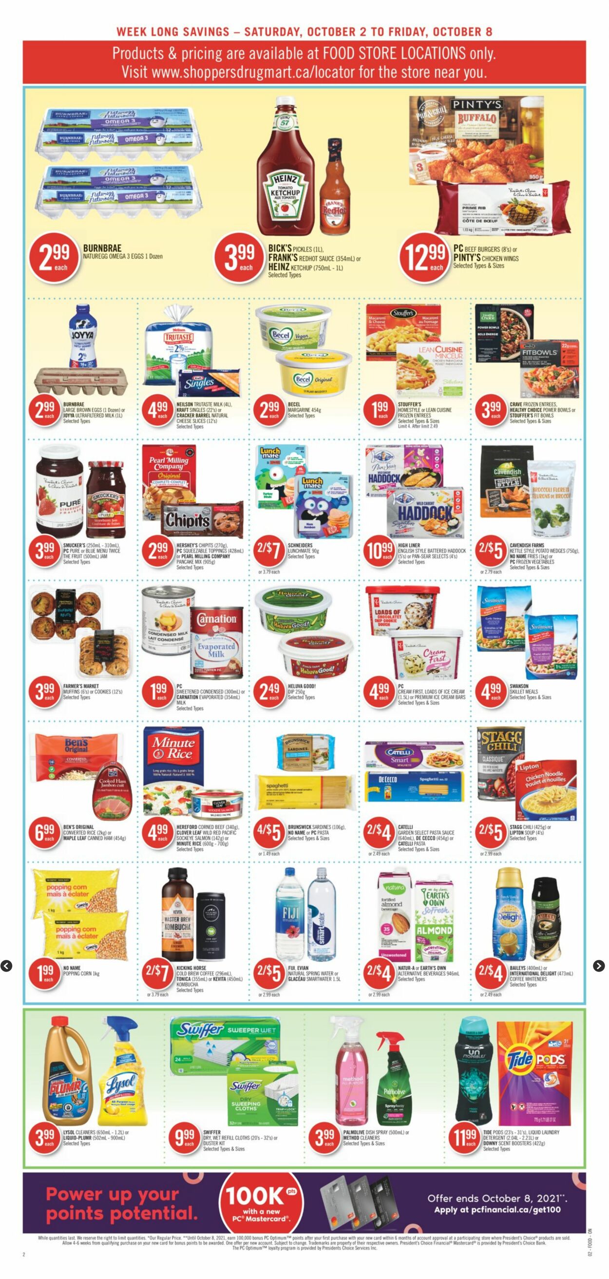 Flyer Shoppers Drug Mart 02.10.2021 - 08.10.2021