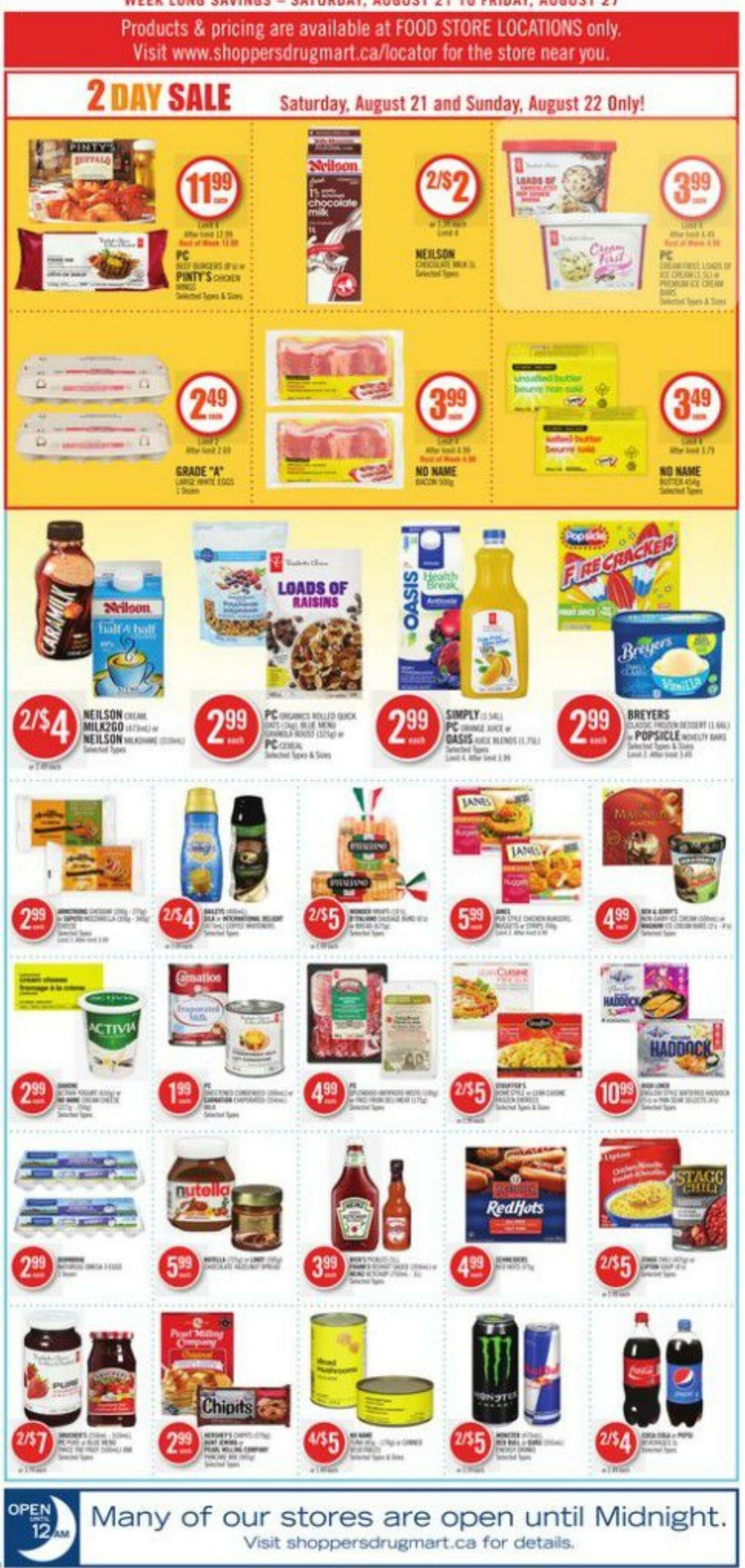 Flyer Shoppers Drug Mart 21.08.2021 - 27.08.2021