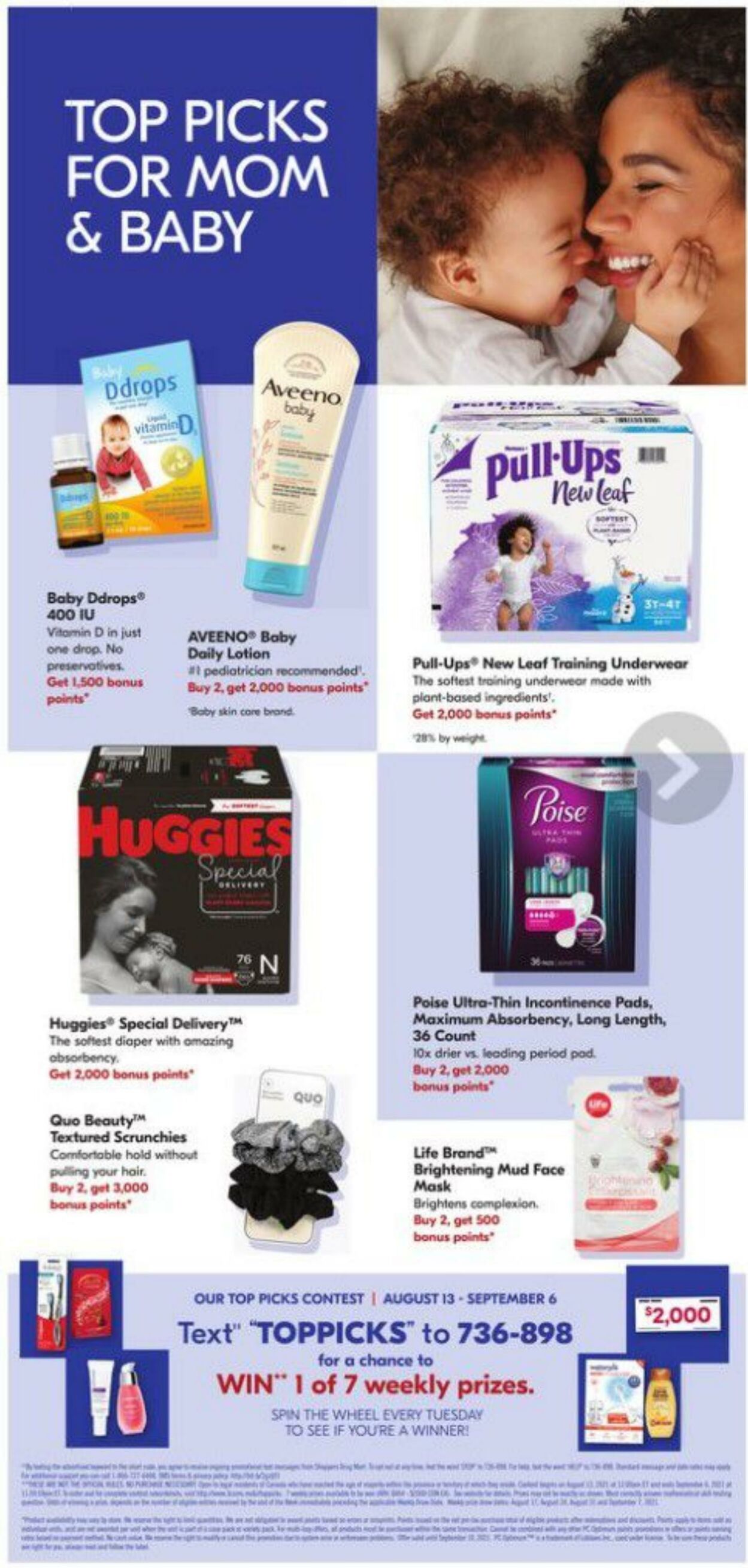 Flyer Shoppers Drug Mart 21.08.2021 - 27.08.2021