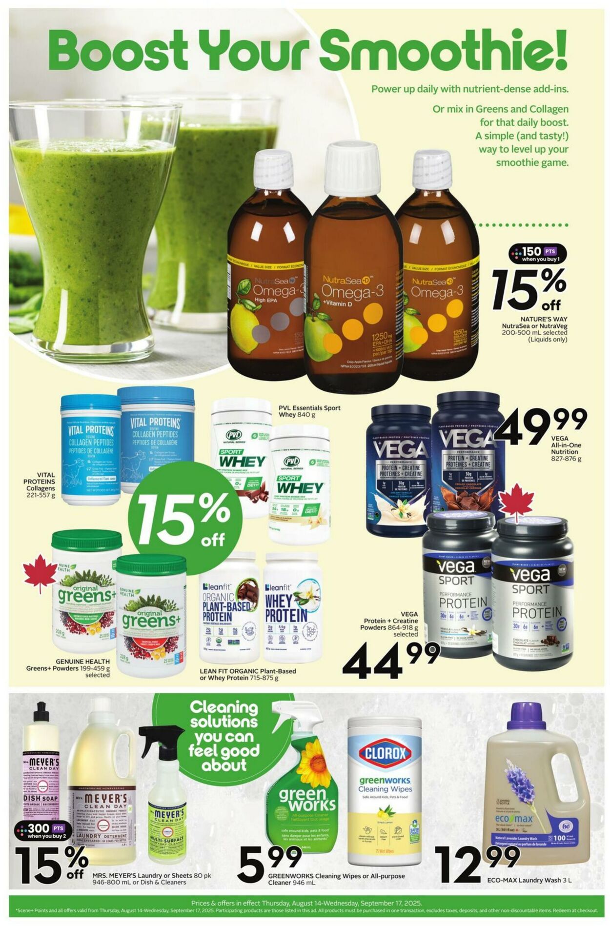 Flyer Sobeys 14.08.2025 - 17.09.2025