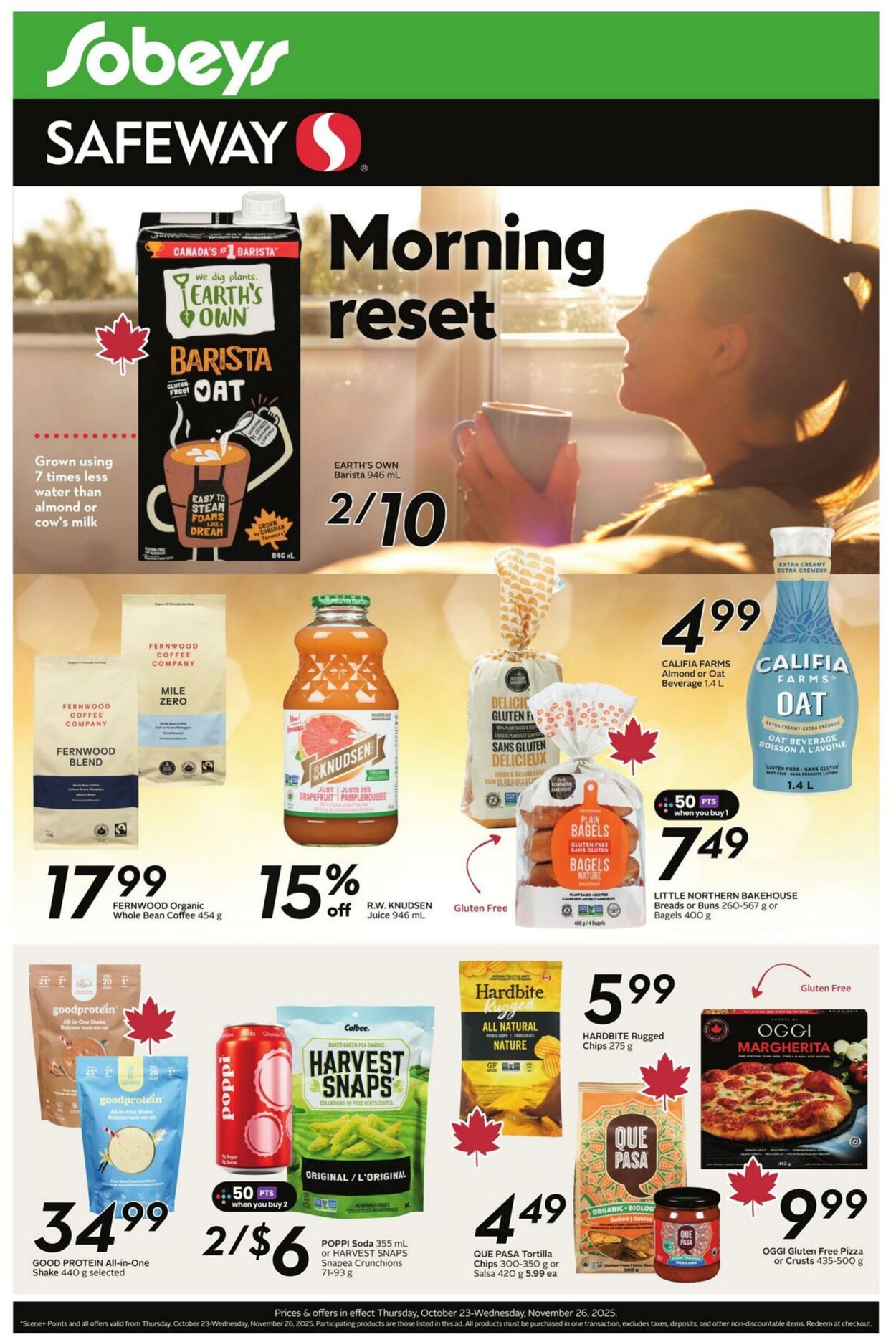 Flyer Sobeys 23.10.2025 - 26.11.2025