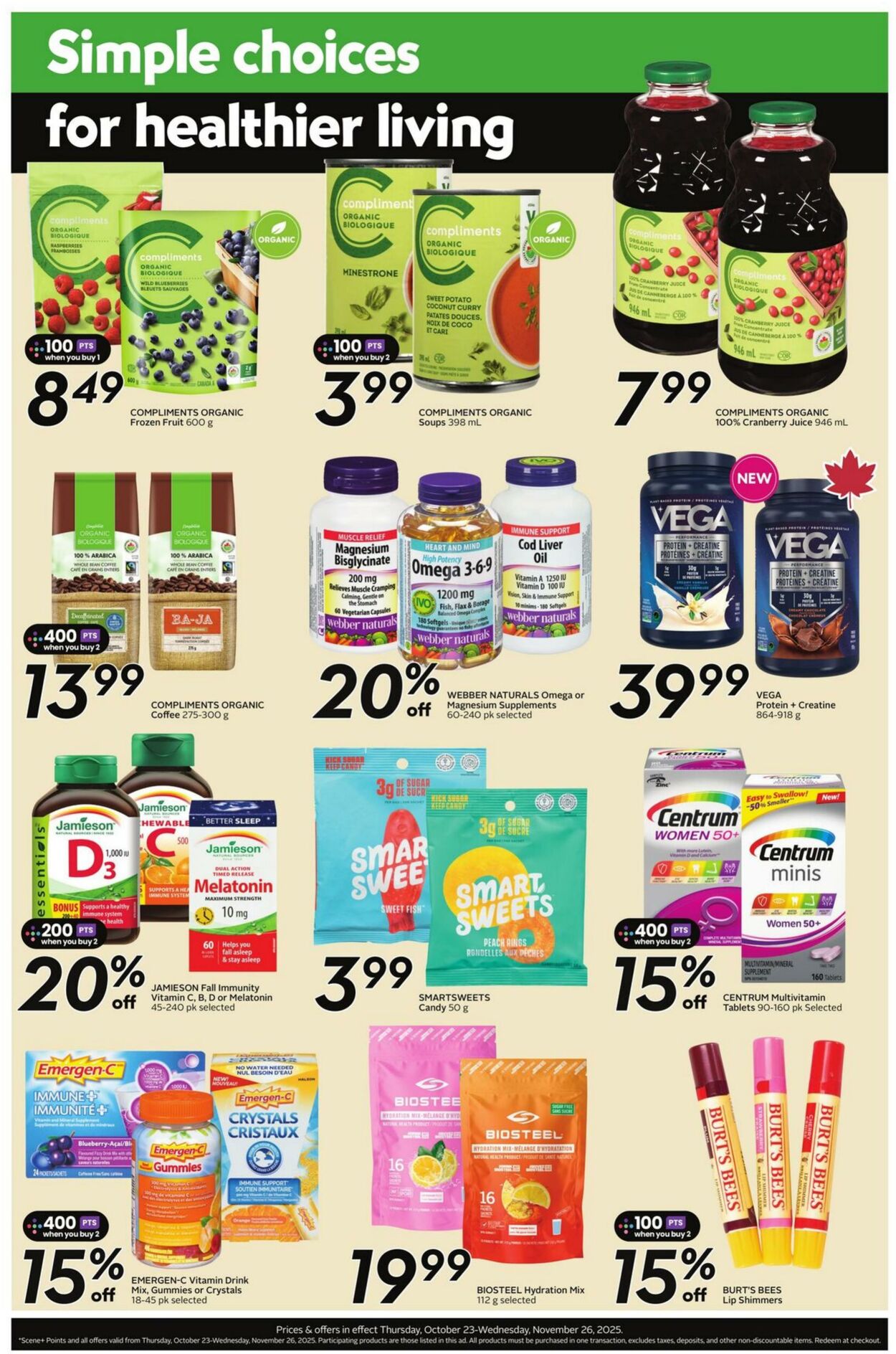 Flyer Sobeys 23.10.2025 - 26.11.2025