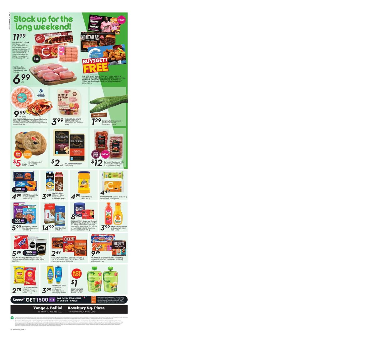 Flyer Sobeys 01.08.2024 - 07.08.2024