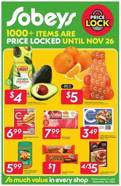 Flyer Sobeys 23.10.2025 - 26.11.2025