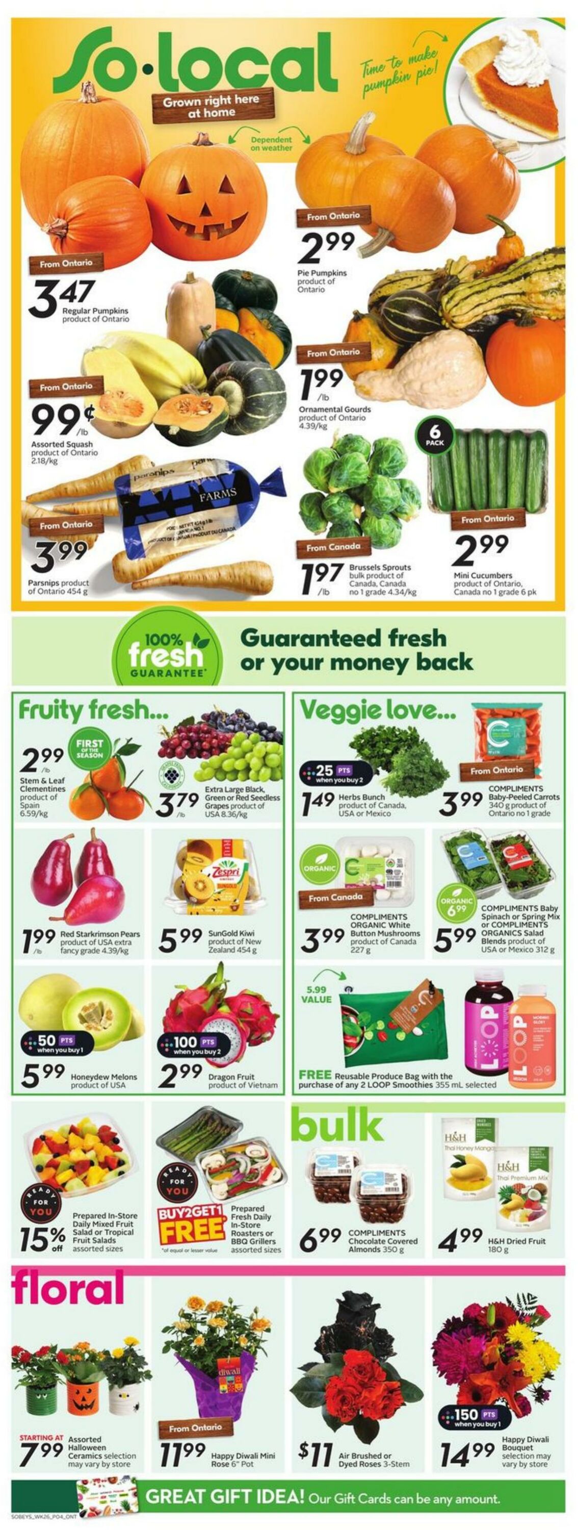 Flyer Sobeys 24.10.2024 - 30.10.2024