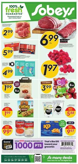 Flyer Sobeys 31.10.2024 - 06.11.2024