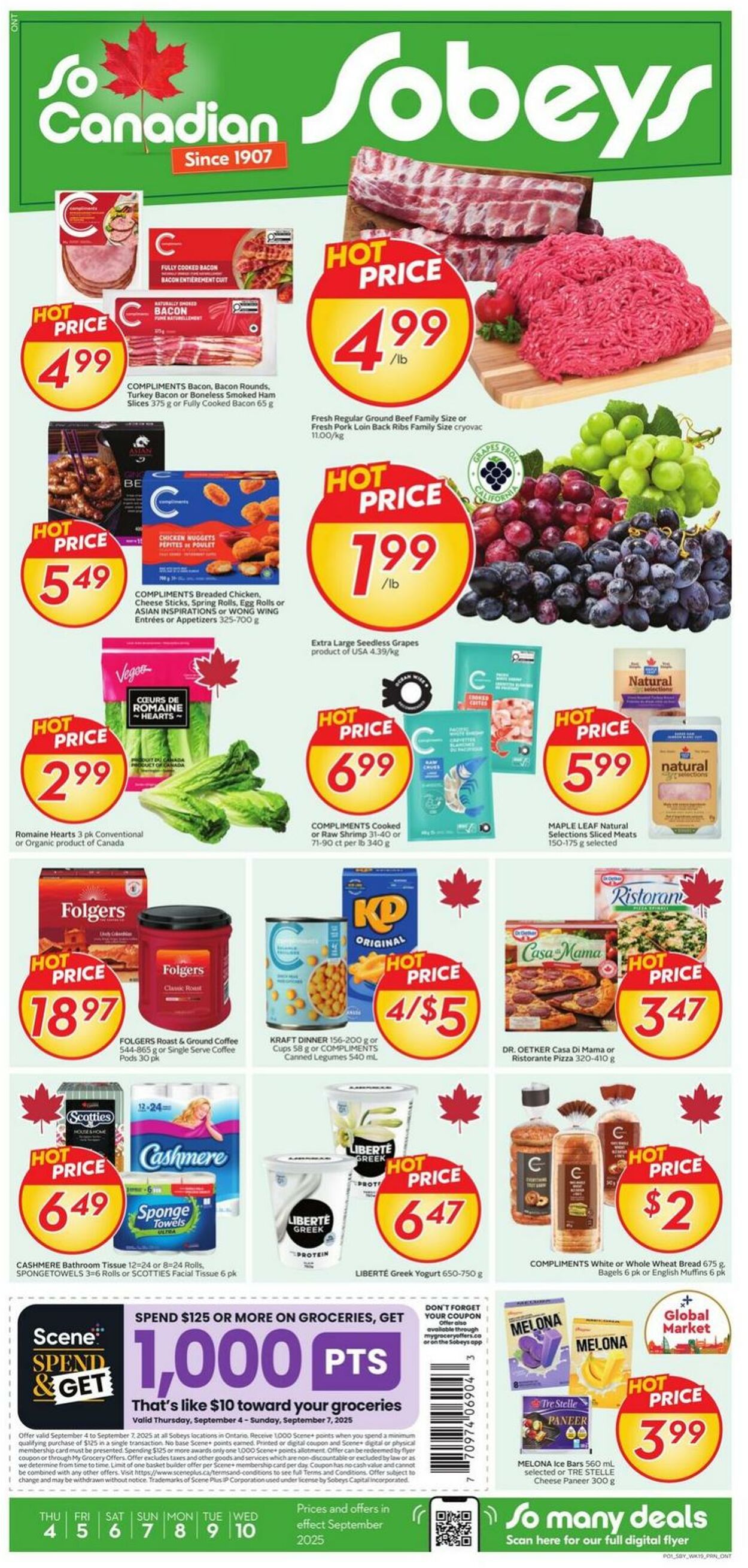 Flyer Sobeys 04.09.2025 - 10.09.2025