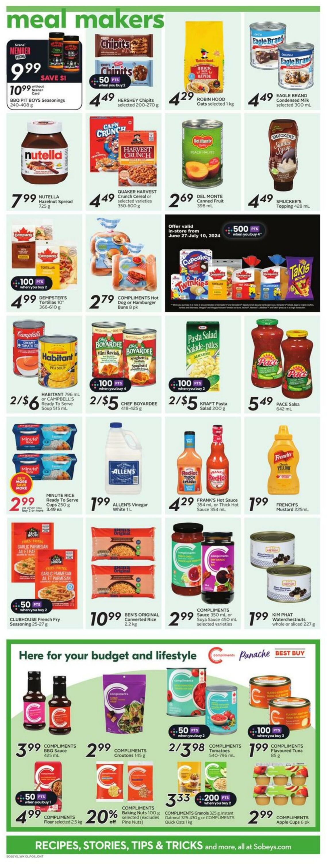 Flyer Sobeys 04.07.2024 - 10.07.2024