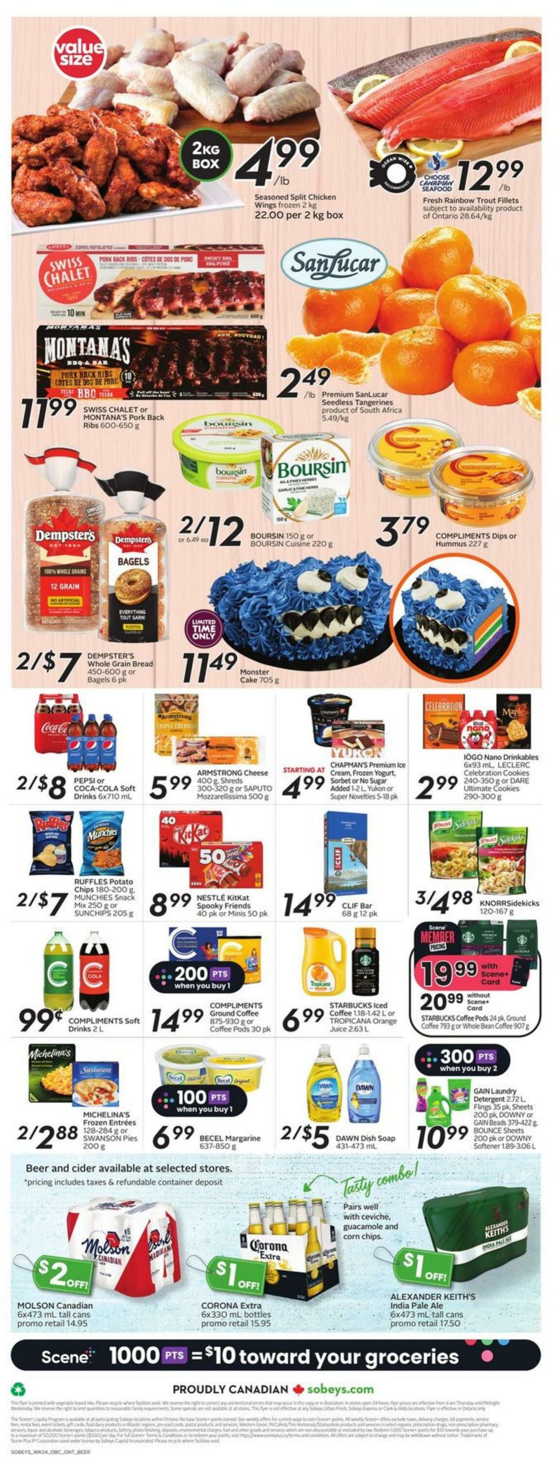 Sobeys Promotional Flyer - Valid from 12.10 to 18.10 - Page nb 4 ...