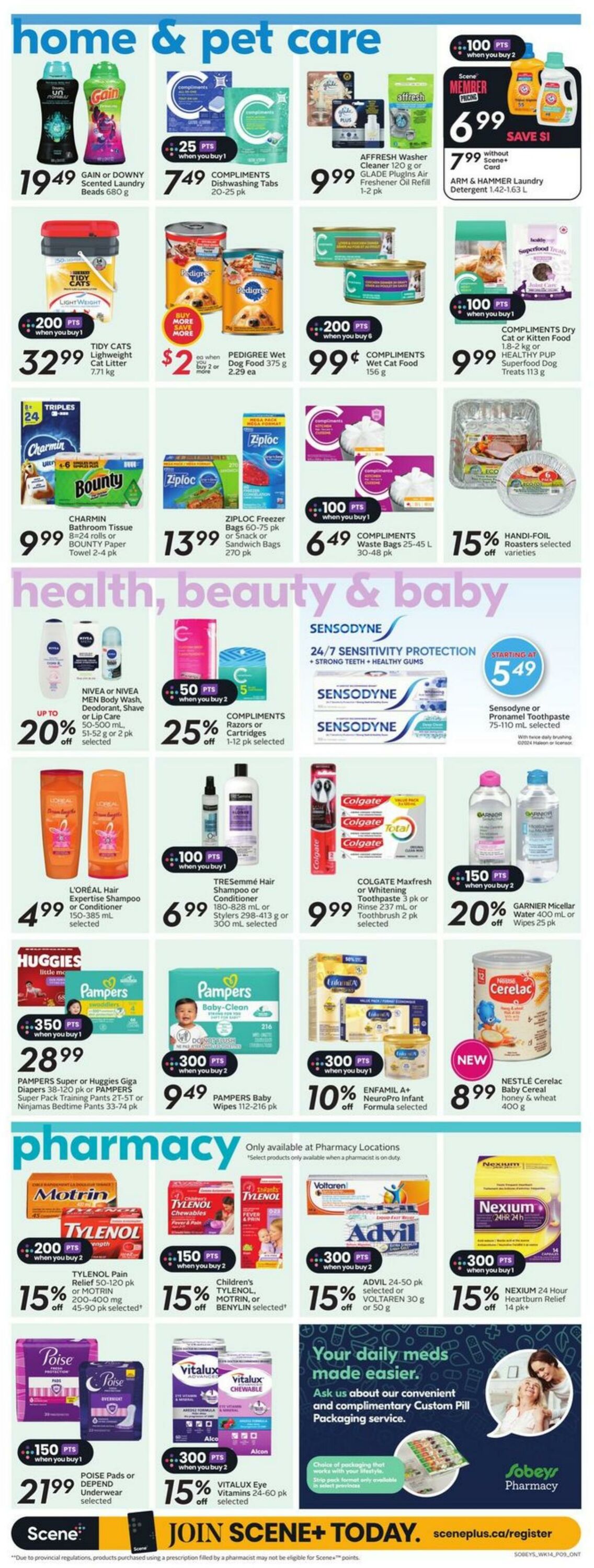 Flyer Sobeys 01.08.2024 - 07.08.2024