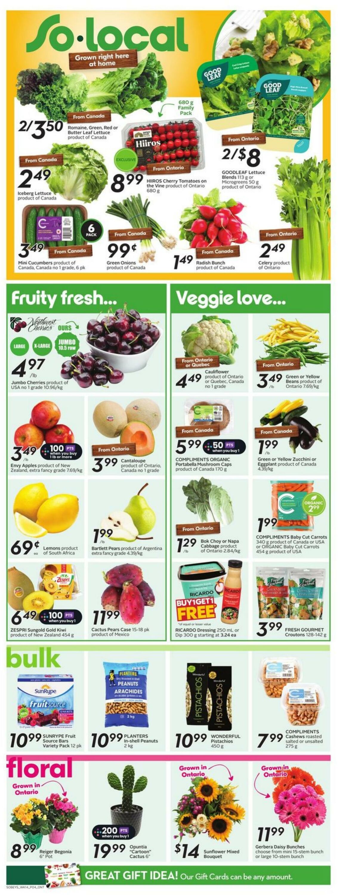 Flyer Sobeys 01.08.2024 - 07.08.2024