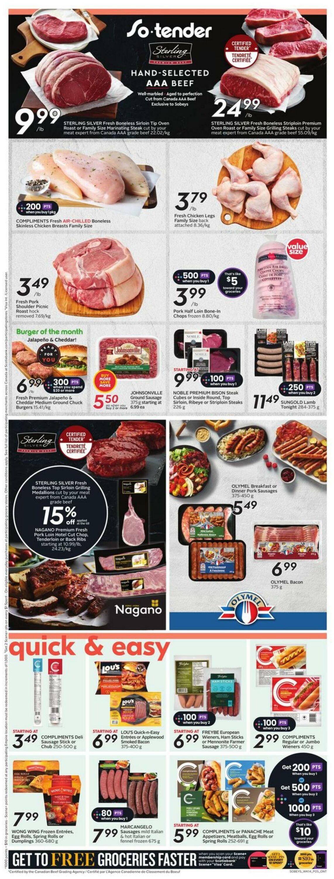 Flyer Sobeys 01.08.2024 - 07.08.2024