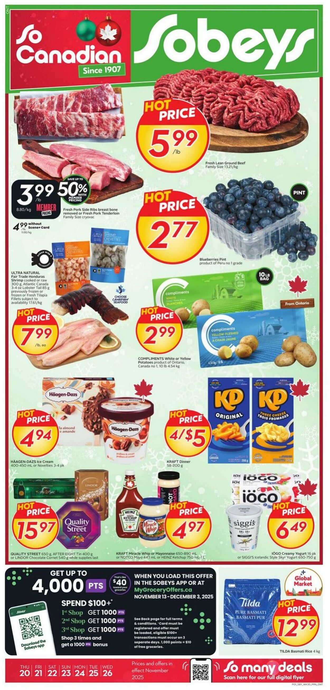 Flyer Sobeys 20.11.2025 - 26.11.2025