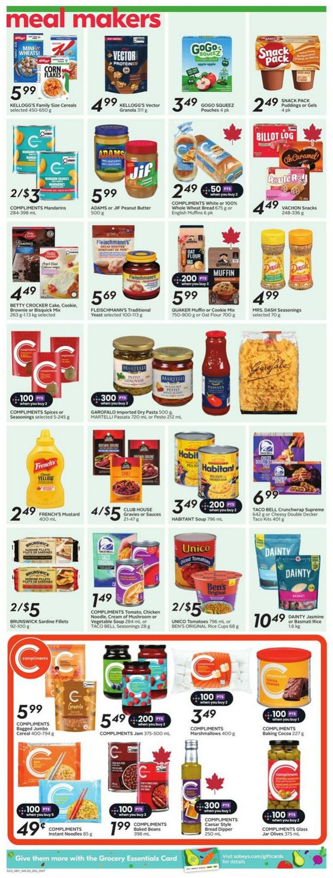 Flyer Sobeys 20.11.2025 - 26.11.2025