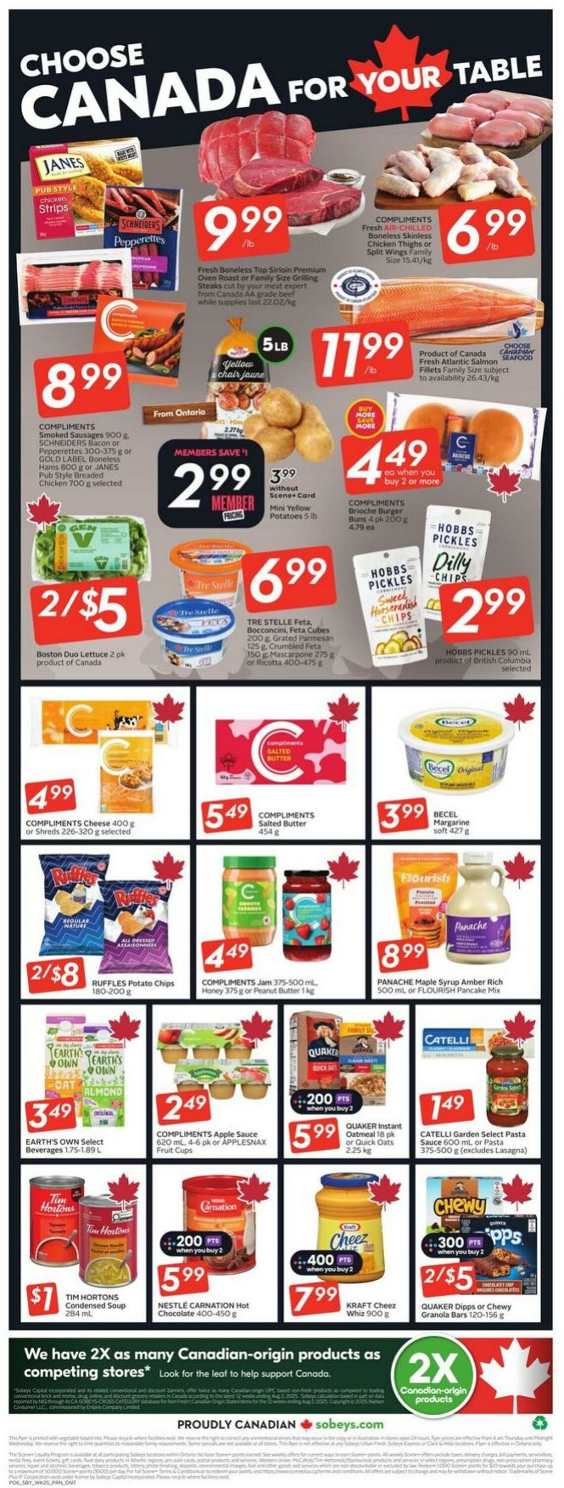 Flyer Sobeys 16.10.2025 - 22.10.2025
