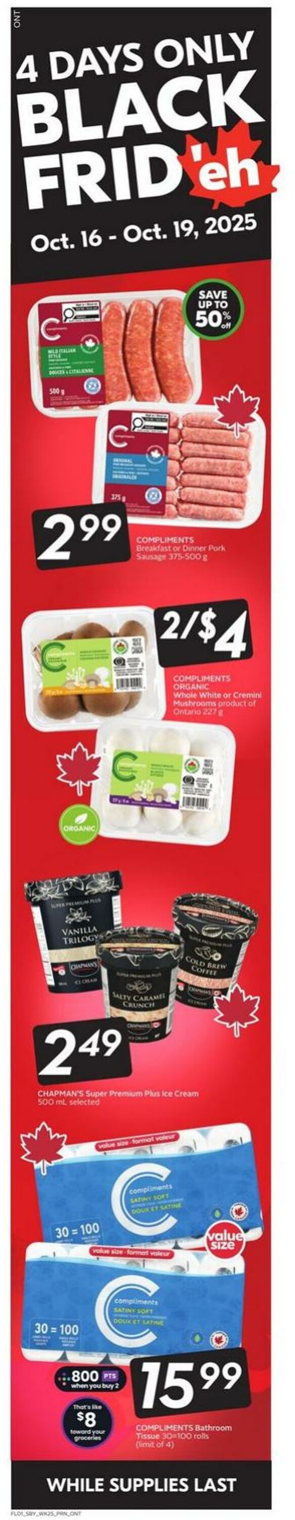 Flyer Sobeys 16.10.2025 - 22.10.2025