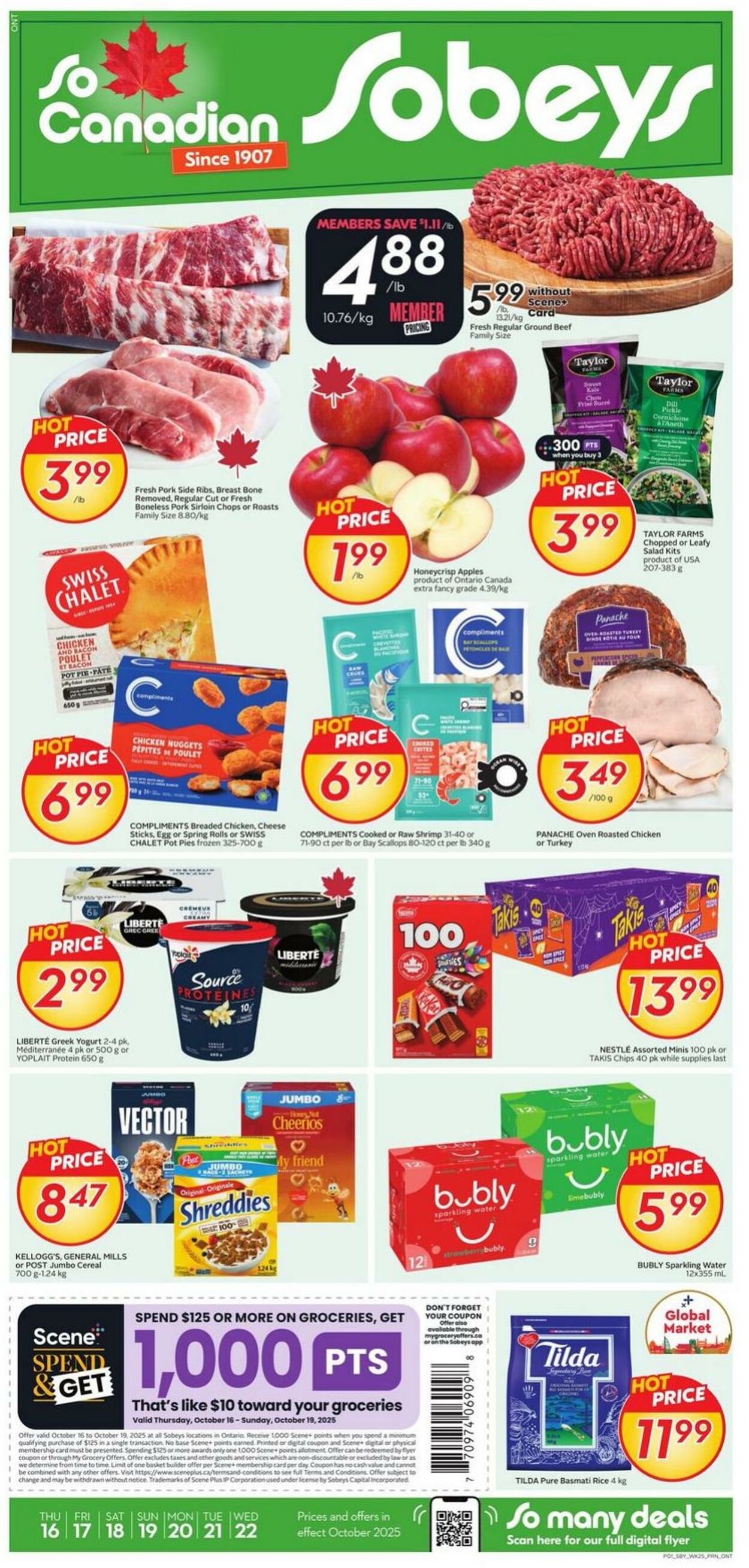 Flyer Sobeys 16.10.2025 - 22.10.2025
