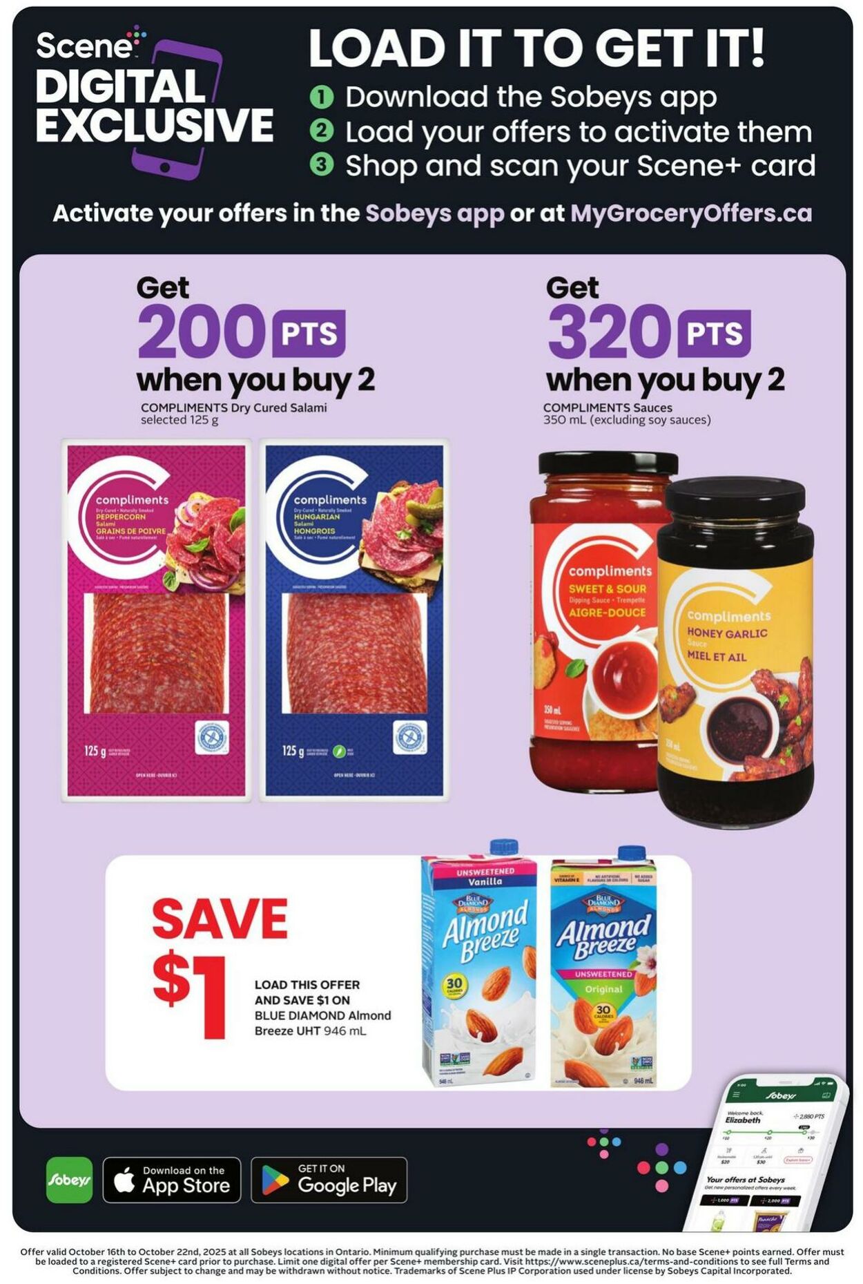 Flyer Sobeys 16.10.2025 - 22.10.2025