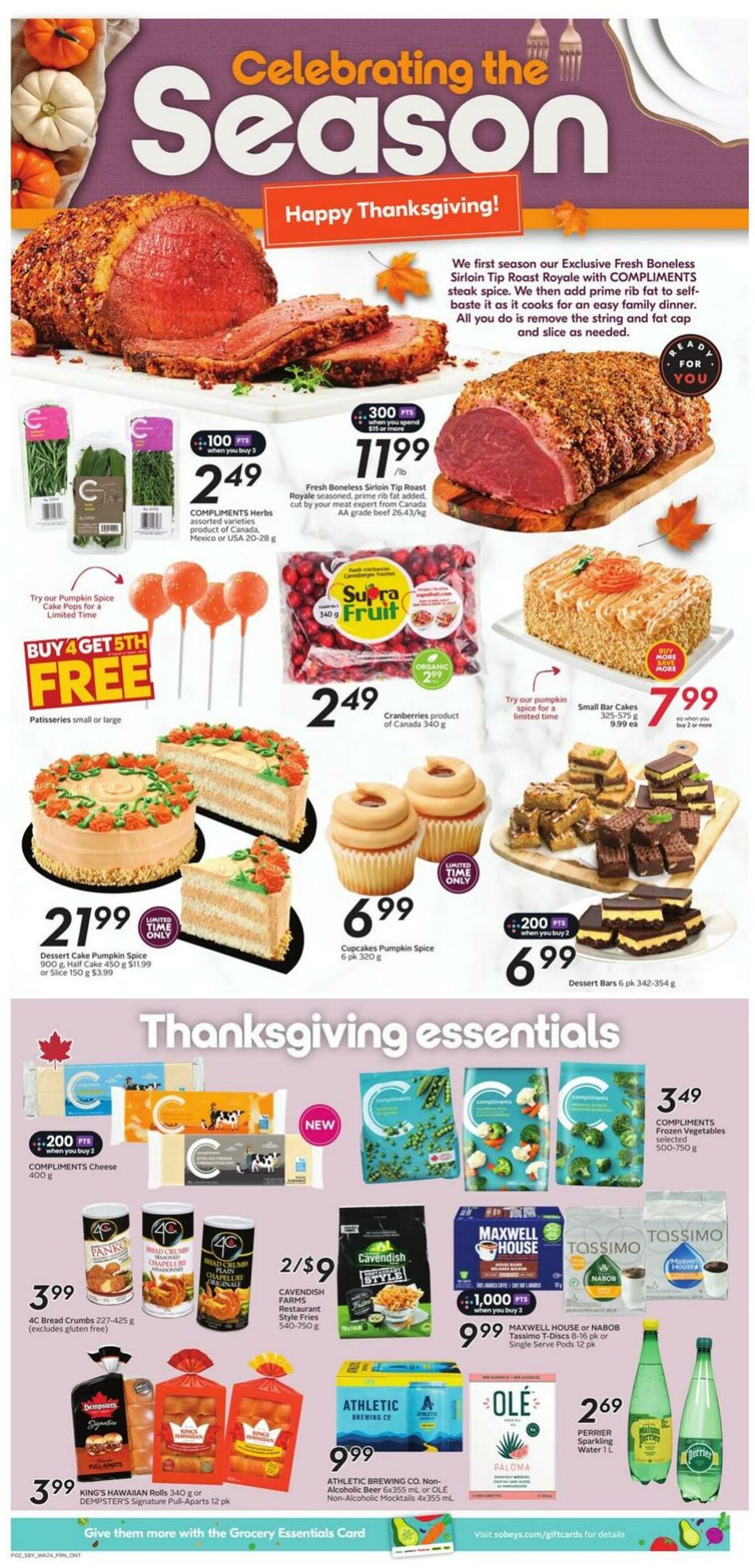 Flyer Sobeys 09.10.2025 - 15.10.2025