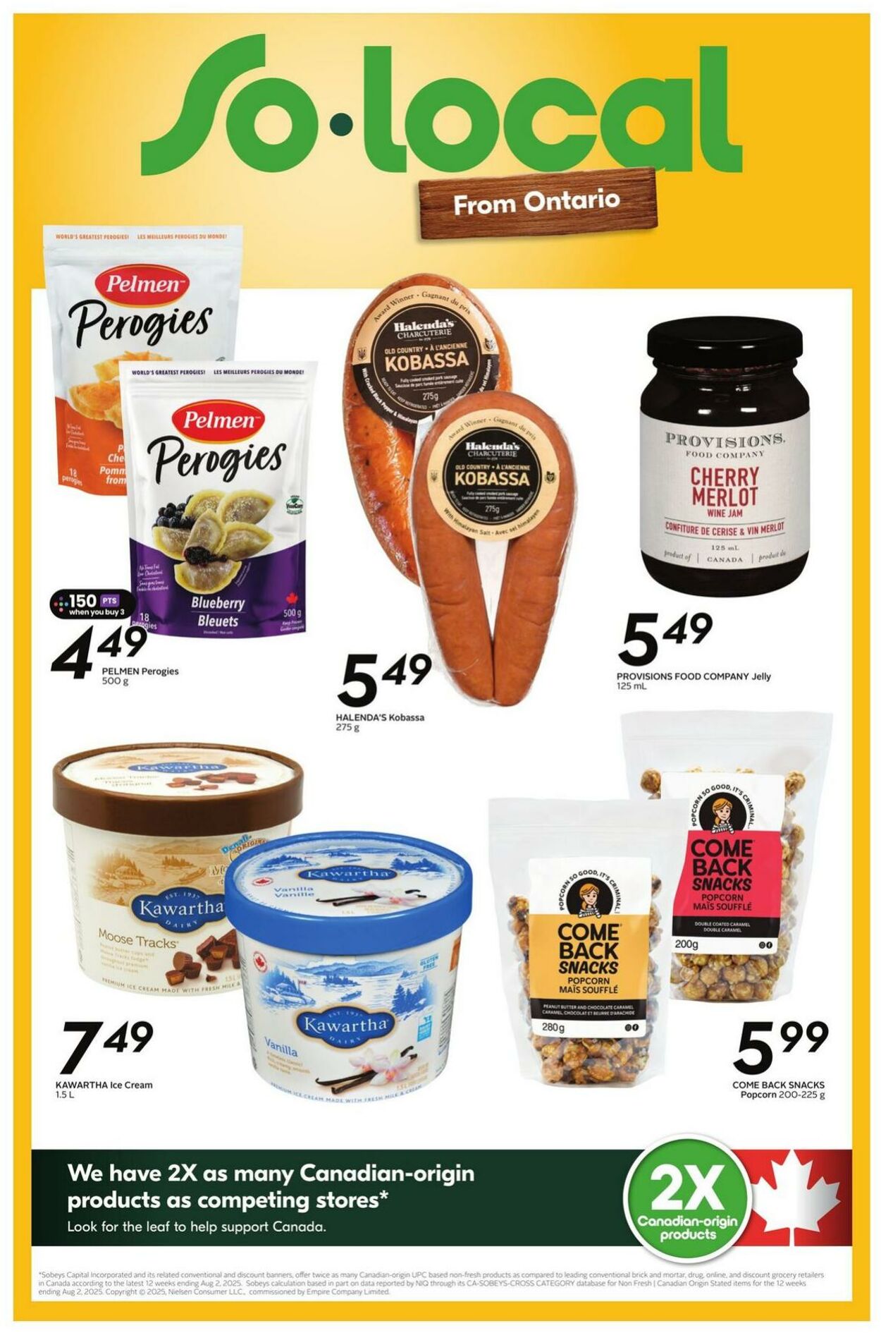Flyer Sobeys 09.10.2025 - 15.10.2025
