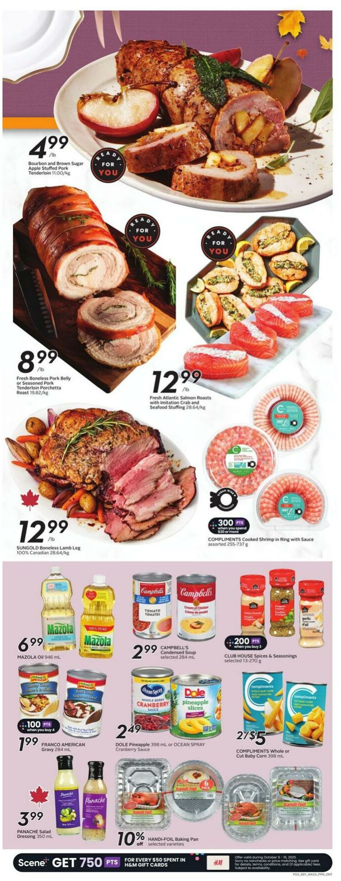 Flyer Sobeys 09.10.2025 - 15.10.2025