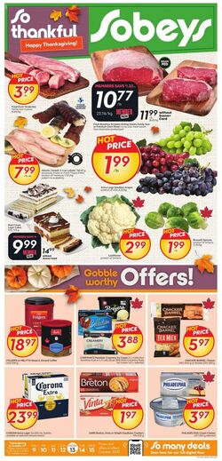 Flyer Sobeys 09.10.2025 - 15.10.2025