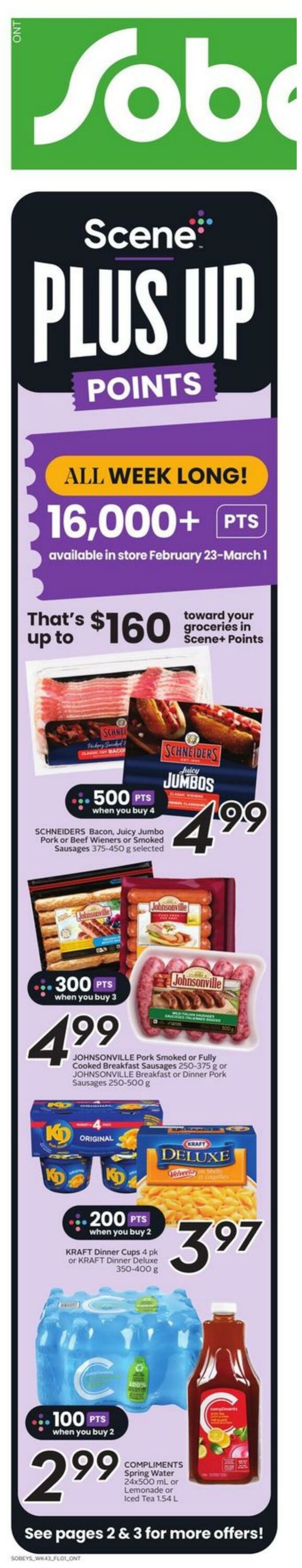 Flyer Sobeys 23.02.2023 - 01.03.2023