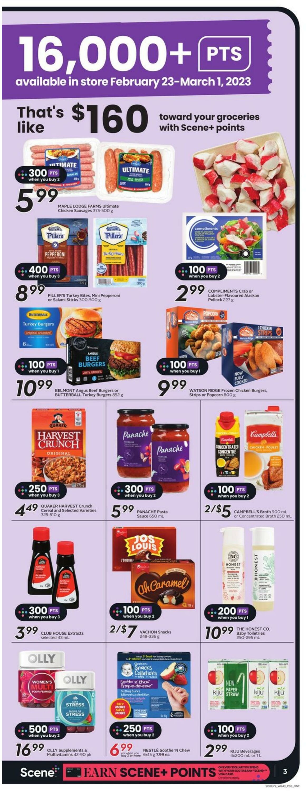 Flyer Sobeys 23.02.2023 - 01.03.2023