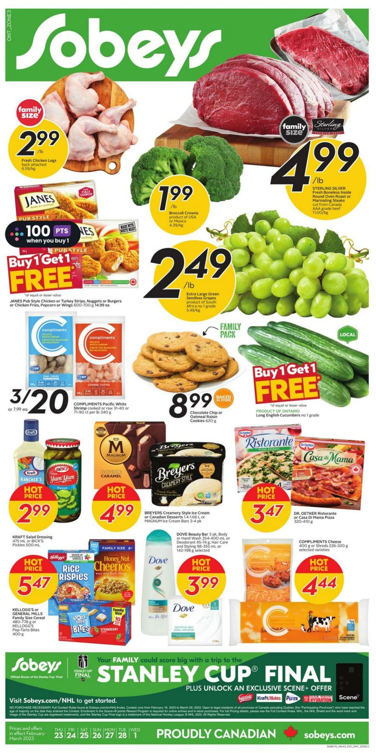 Flyer Sobeys 23.02.2023 - 01.03.2023