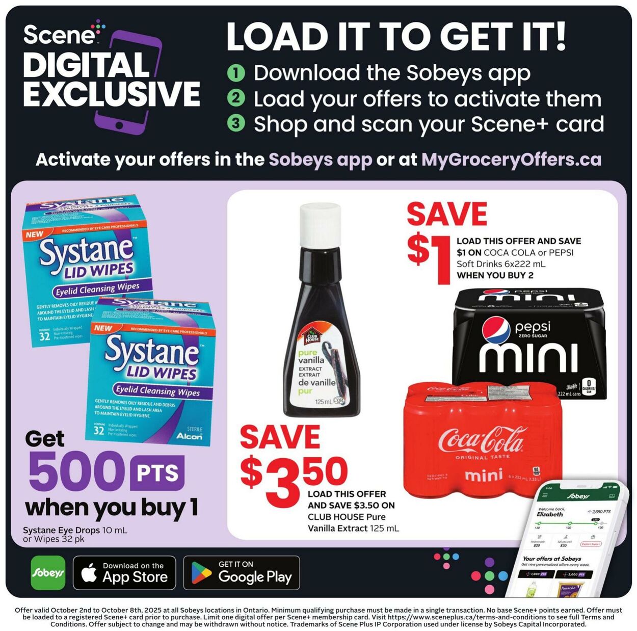 Flyer Sobeys 02.10.2025 - 08.10.2025