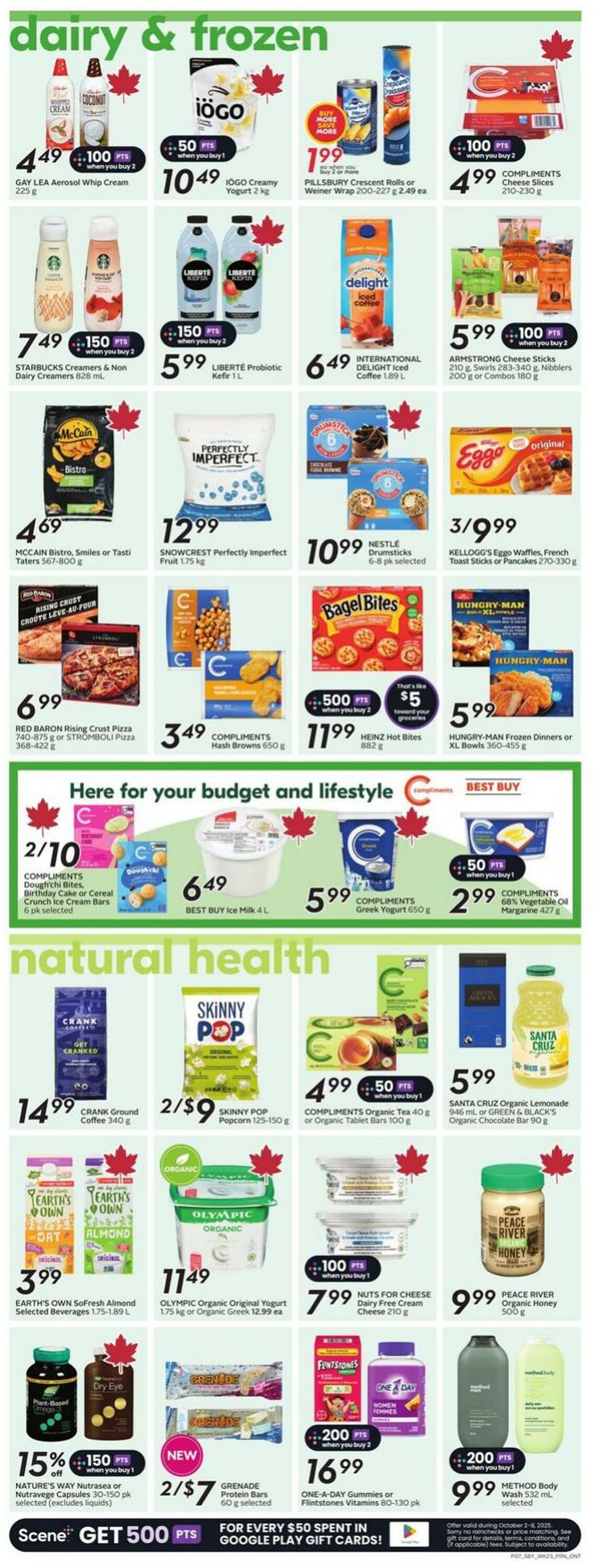 Flyer Sobeys 02.10.2025 - 08.10.2025