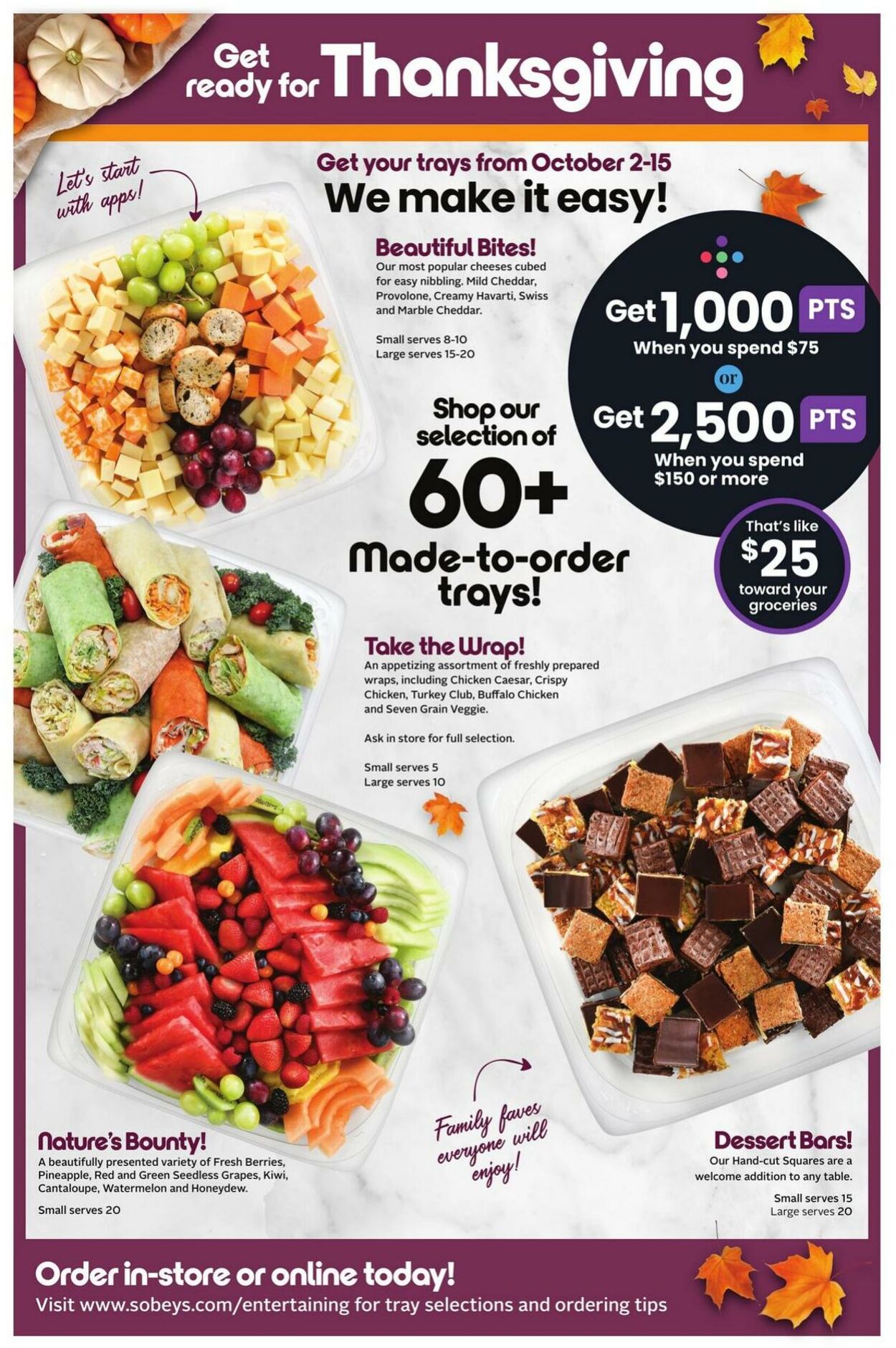 Flyer Sobeys 02.10.2025 - 08.10.2025