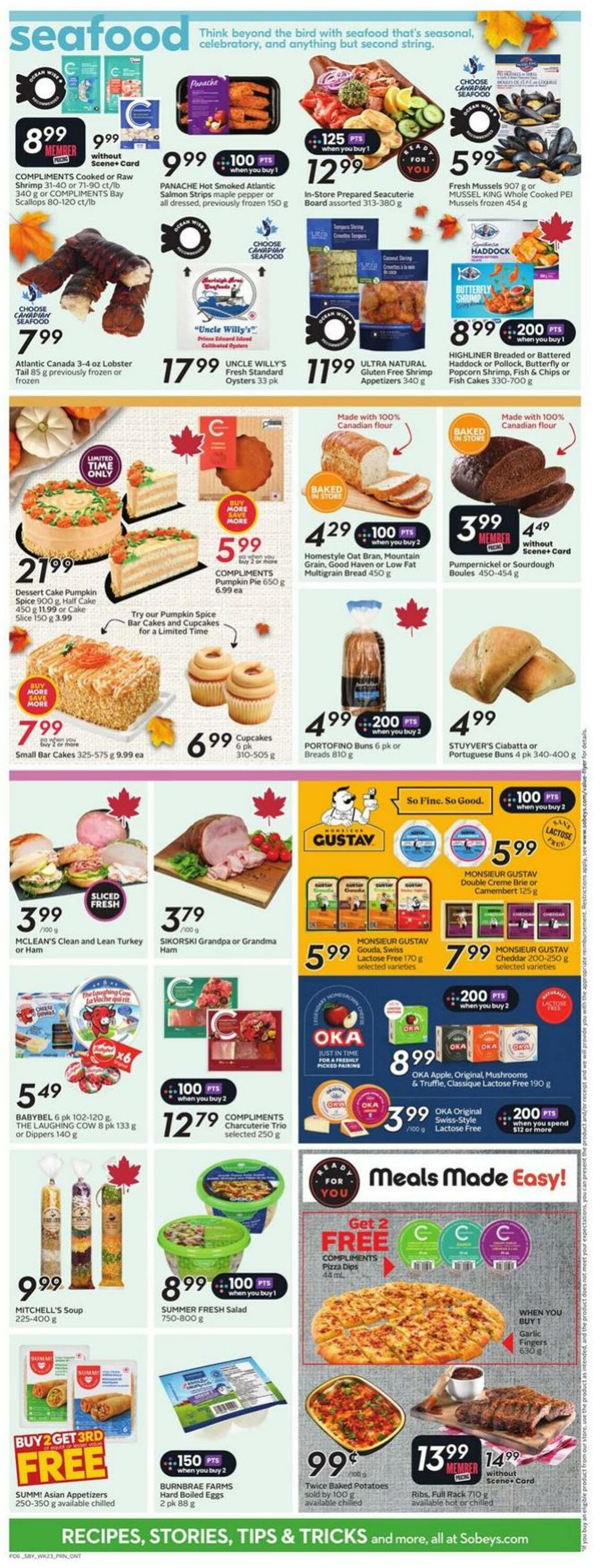 Flyer Sobeys 02.10.2025 - 08.10.2025