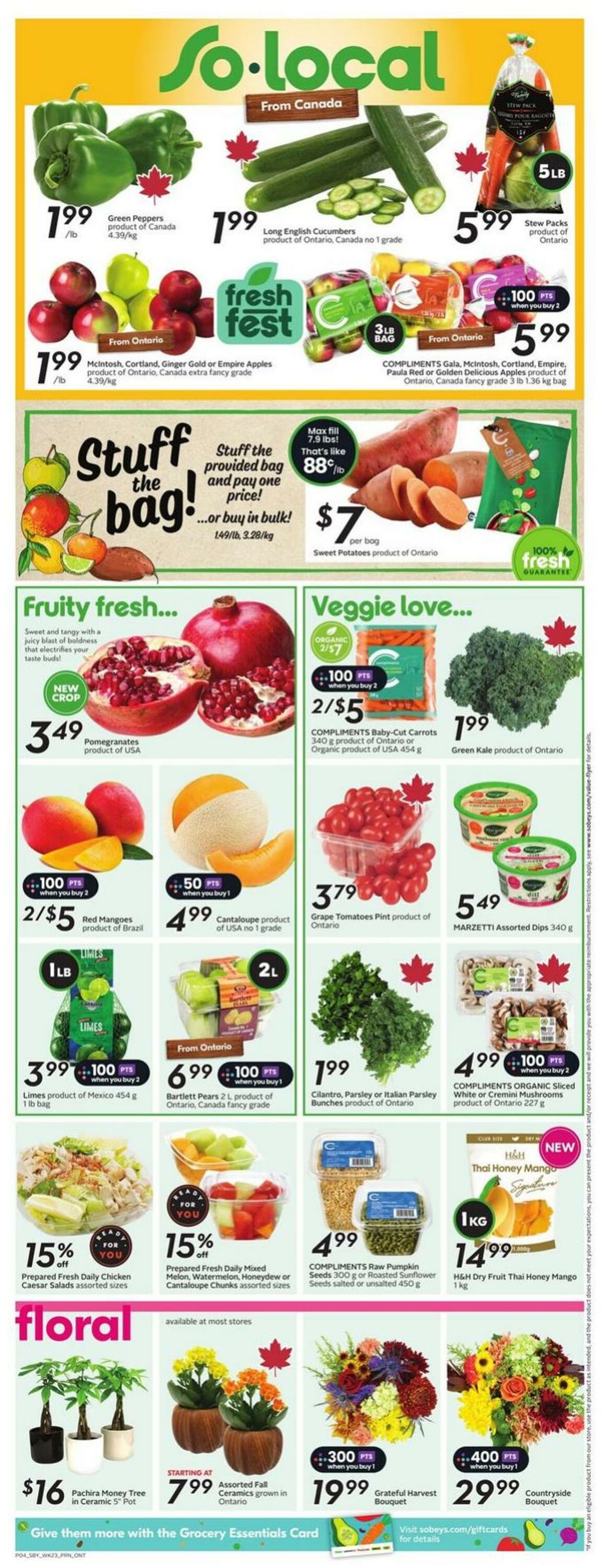 Flyer Sobeys 02.10.2025 - 08.10.2025
