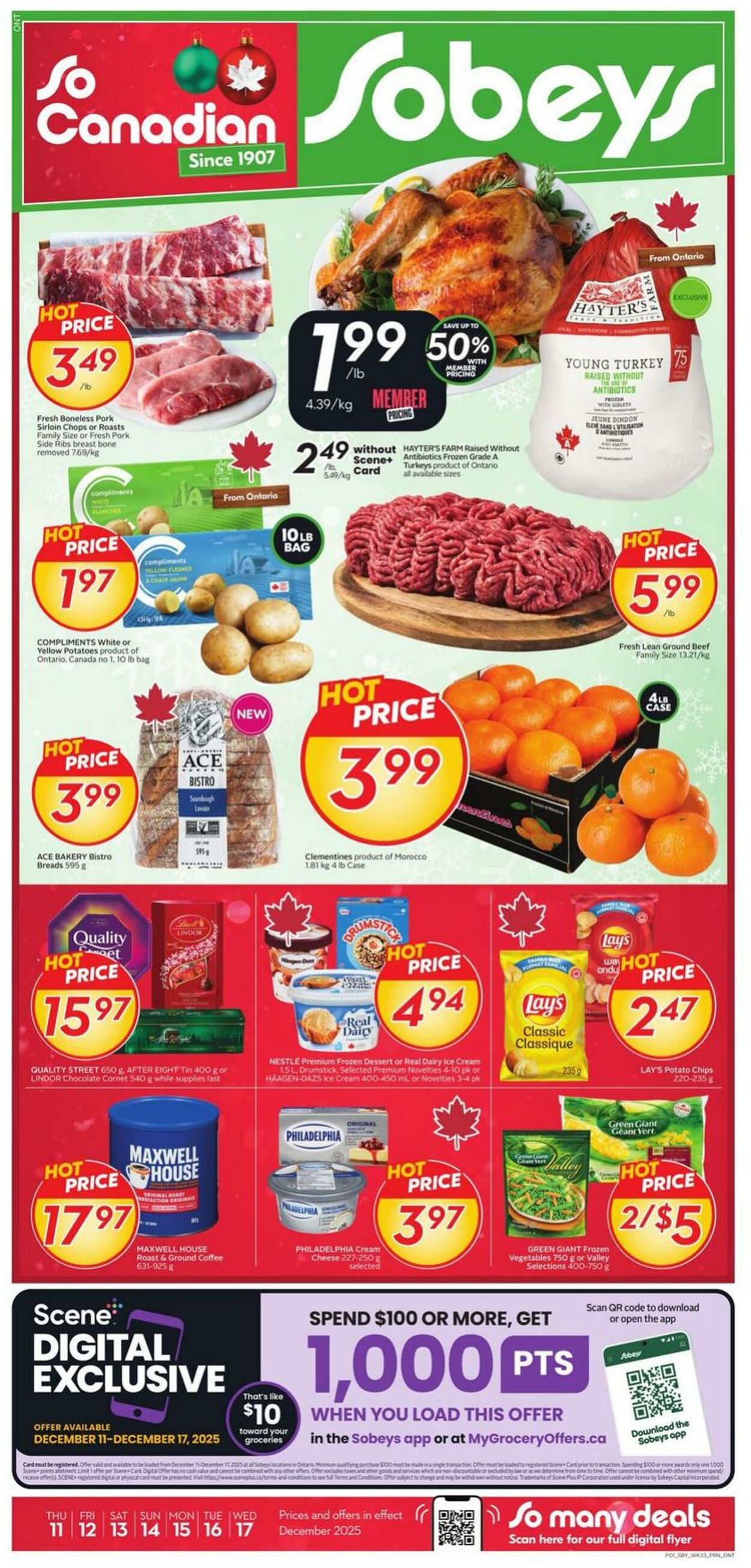 Flyer Sobeys 11.12.2025 - 17.12.2025