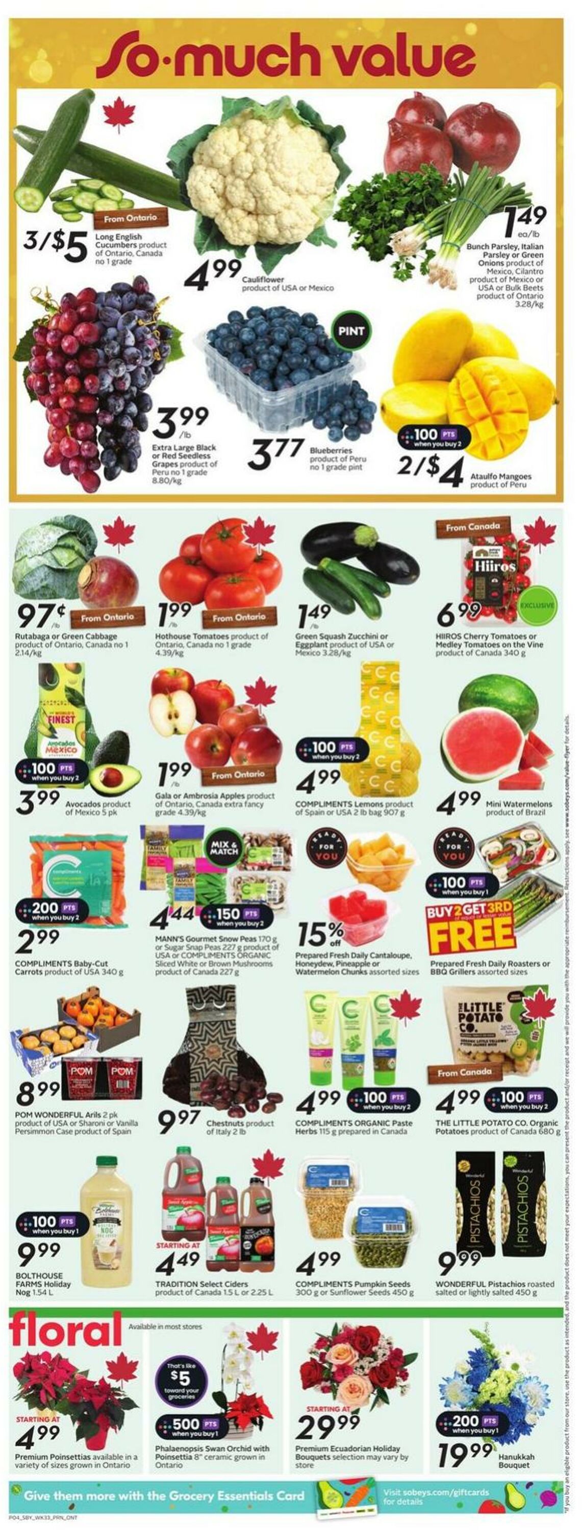 Flyer Sobeys 11.12.2025 - 17.12.2025