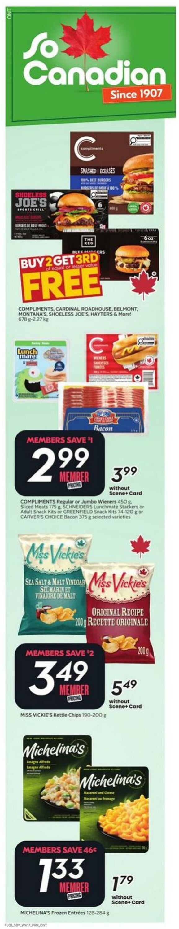Flyer Sobeys 21.08.2025 - 27.08.2025