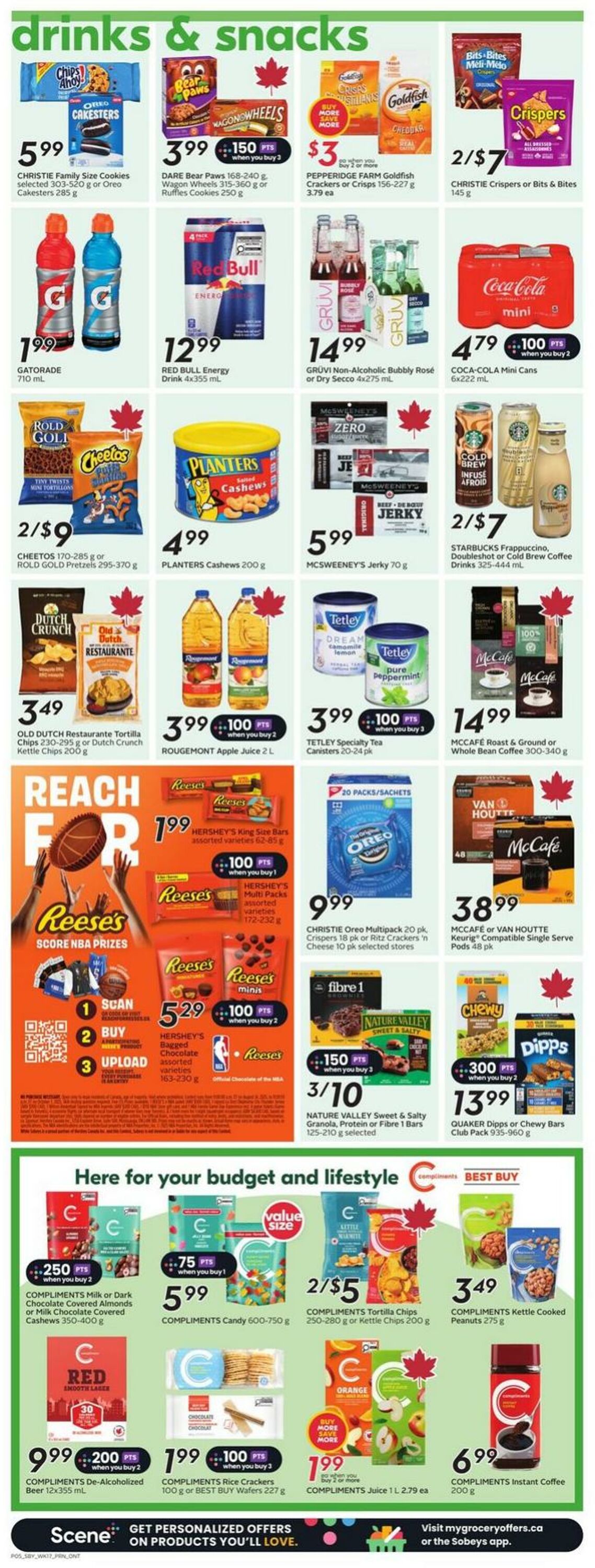 Flyer Sobeys 21.08.2025 - 27.08.2025