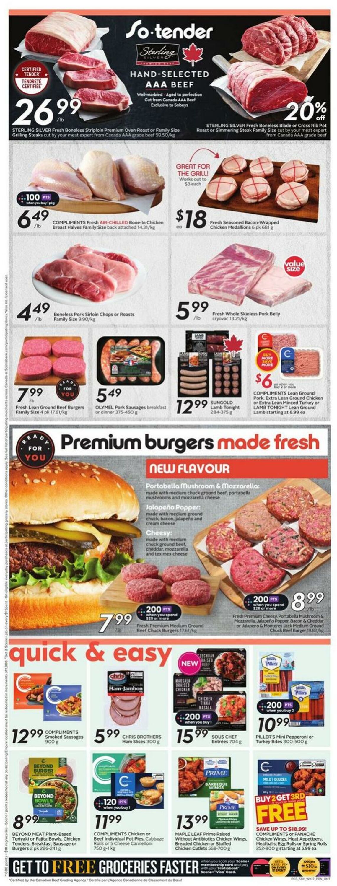 Flyer Sobeys 21.08.2025 - 27.08.2025